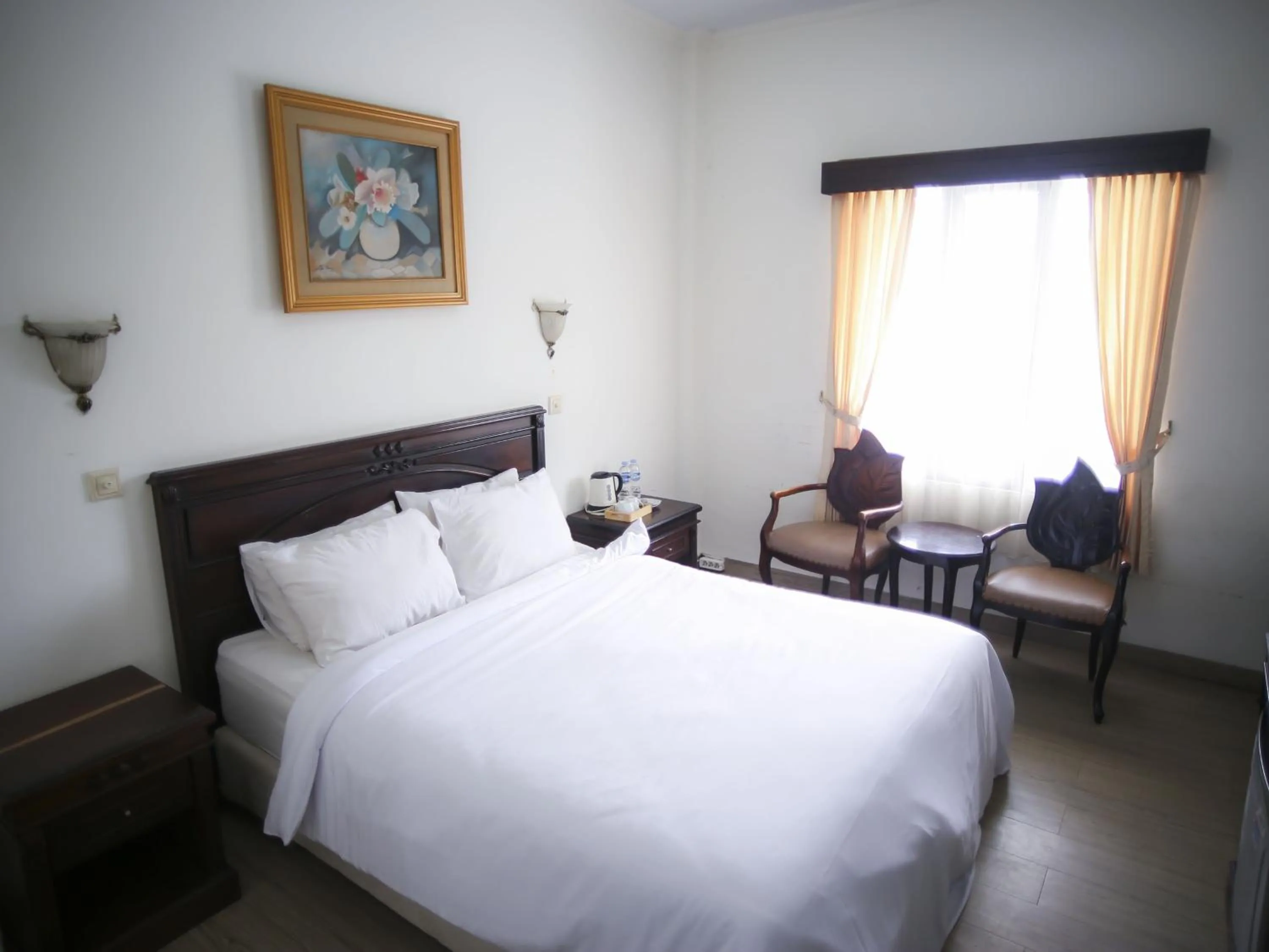 Bed in Hotel Bukit Serelo