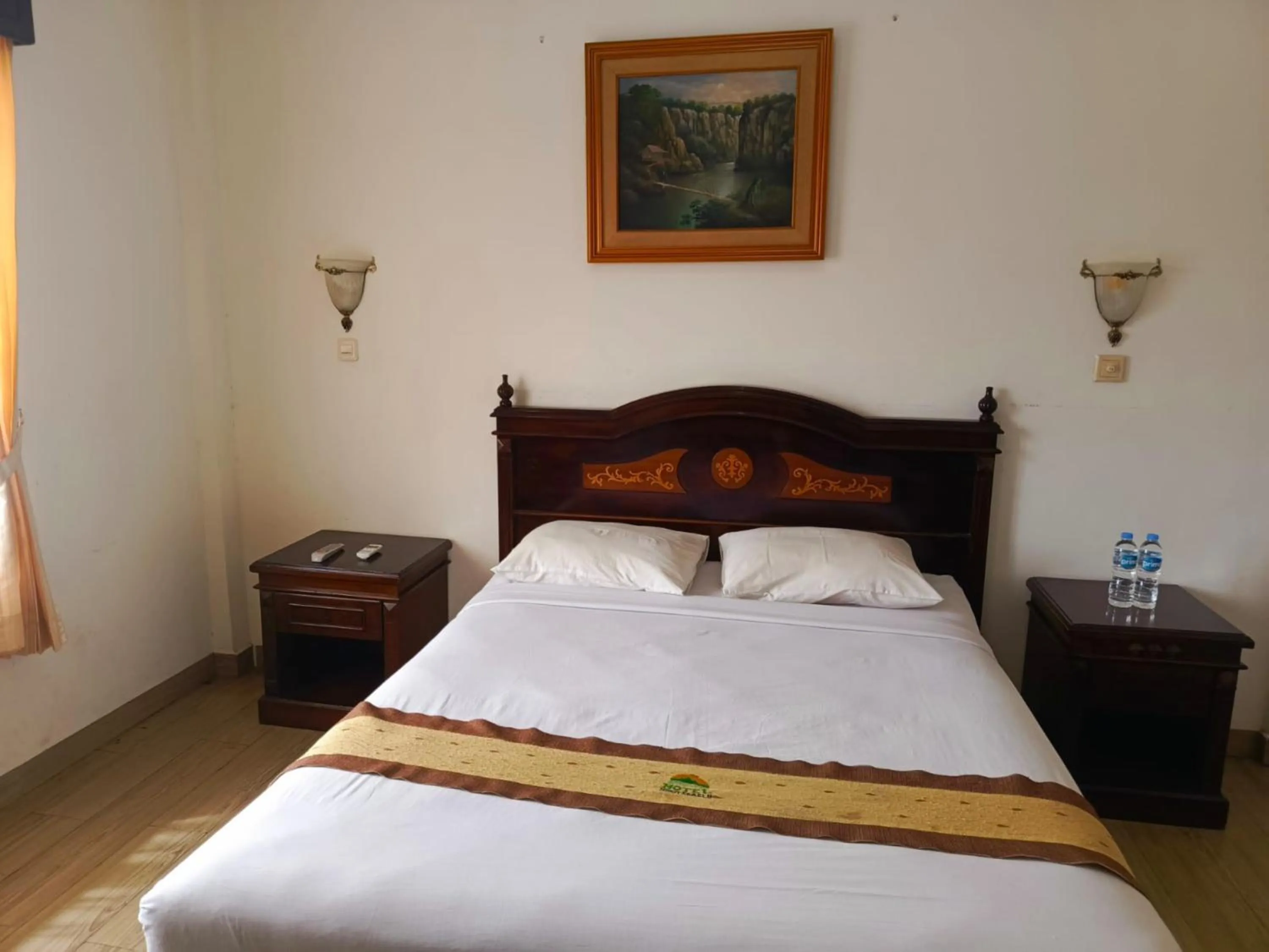 Bed in Hotel Bukit Serelo