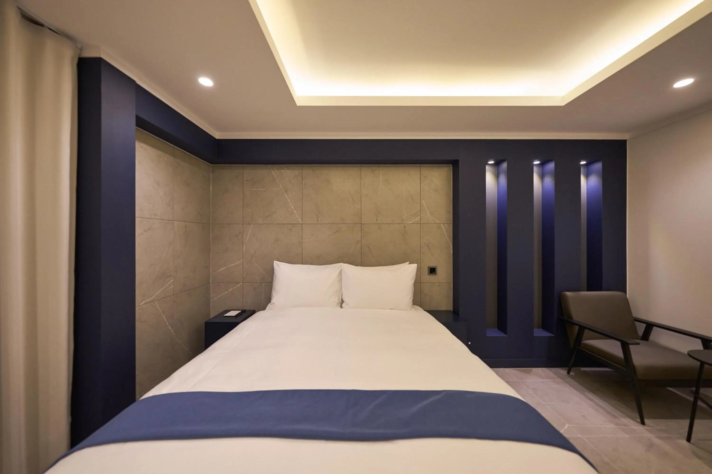 Bed in Blueduck hotel
