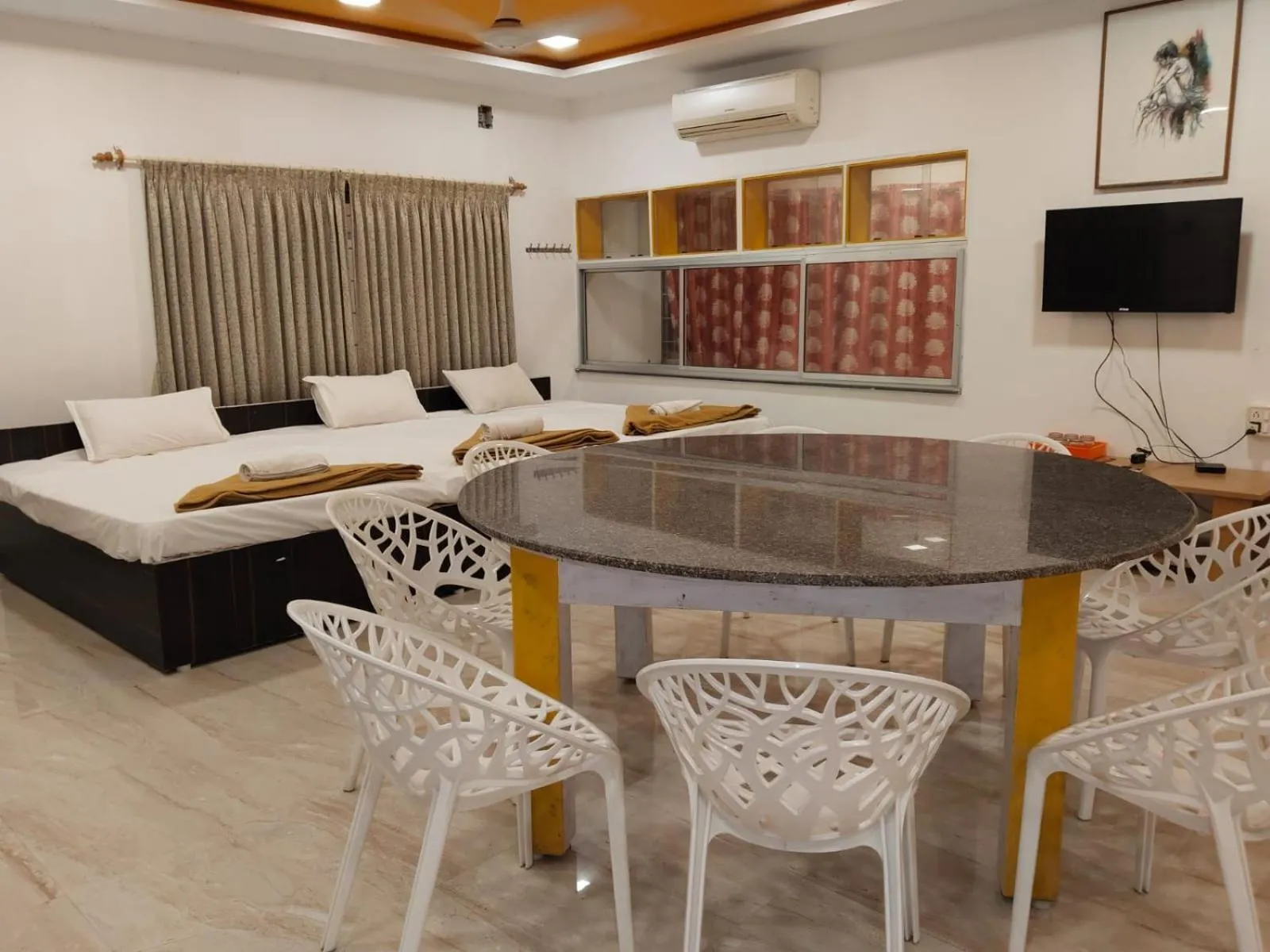 Bed in Octagon Beach Resort Pondicherry