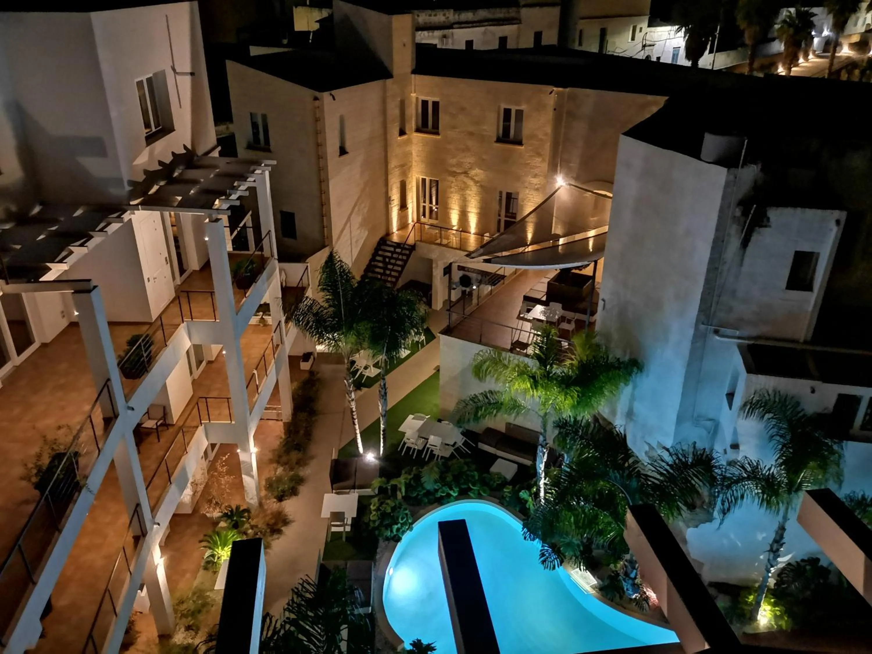 Pool view in Resort Il Mulino