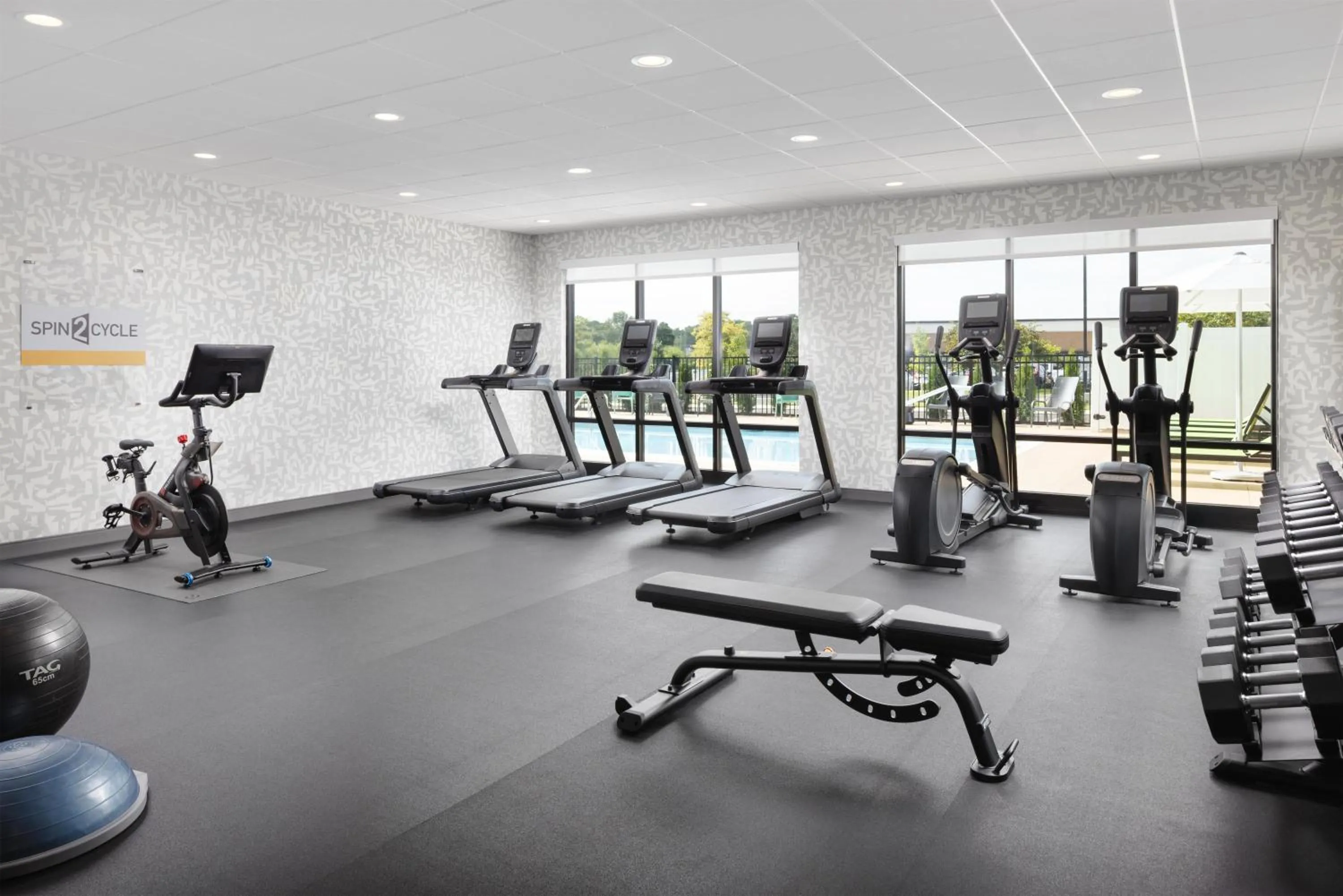 Fitness centre/facilities in Home2 Suites By Hilton Cleveland, TN