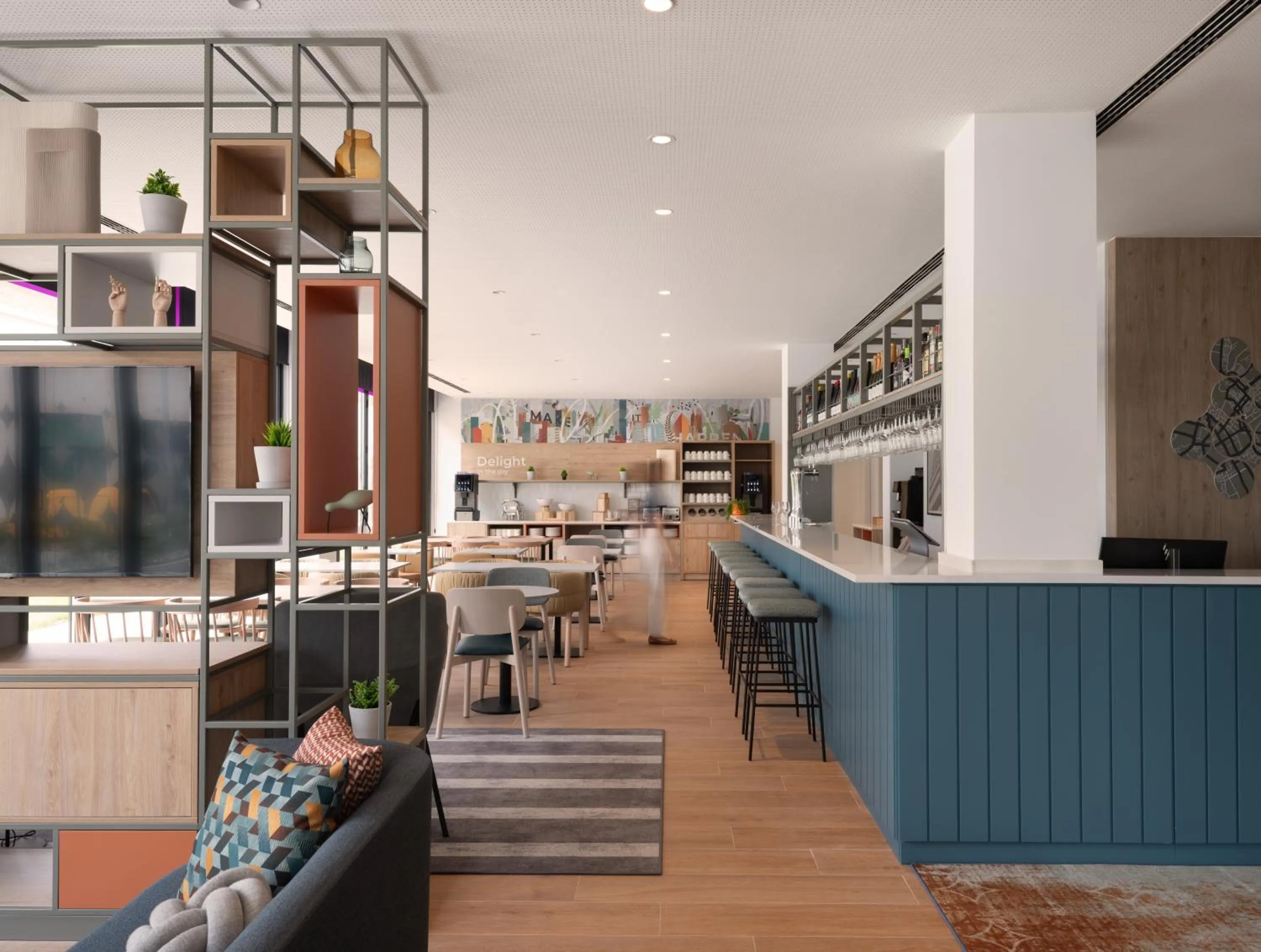 Restaurant/places to eat in Spark By Hilton Madrid Alcala