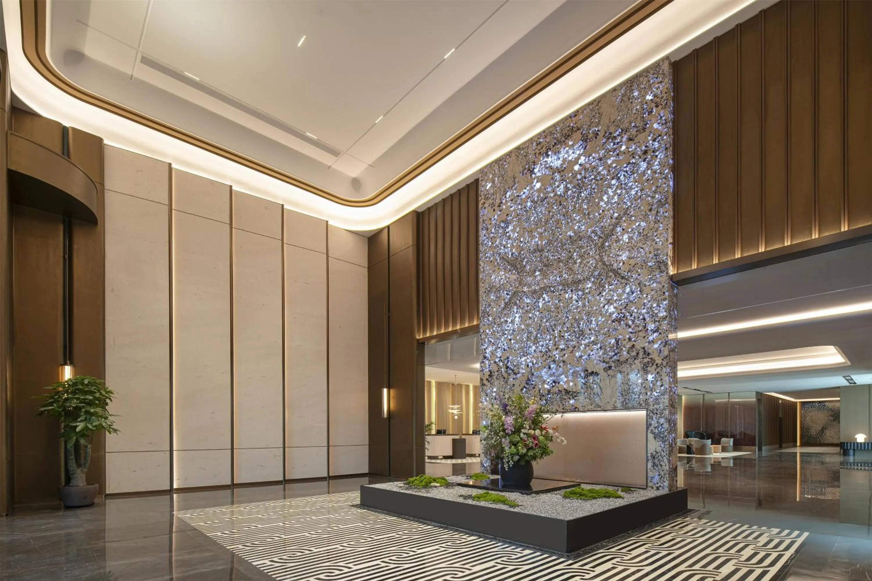 Lobby or reception in Hilton Garden Inn Urumqi Railway Station
