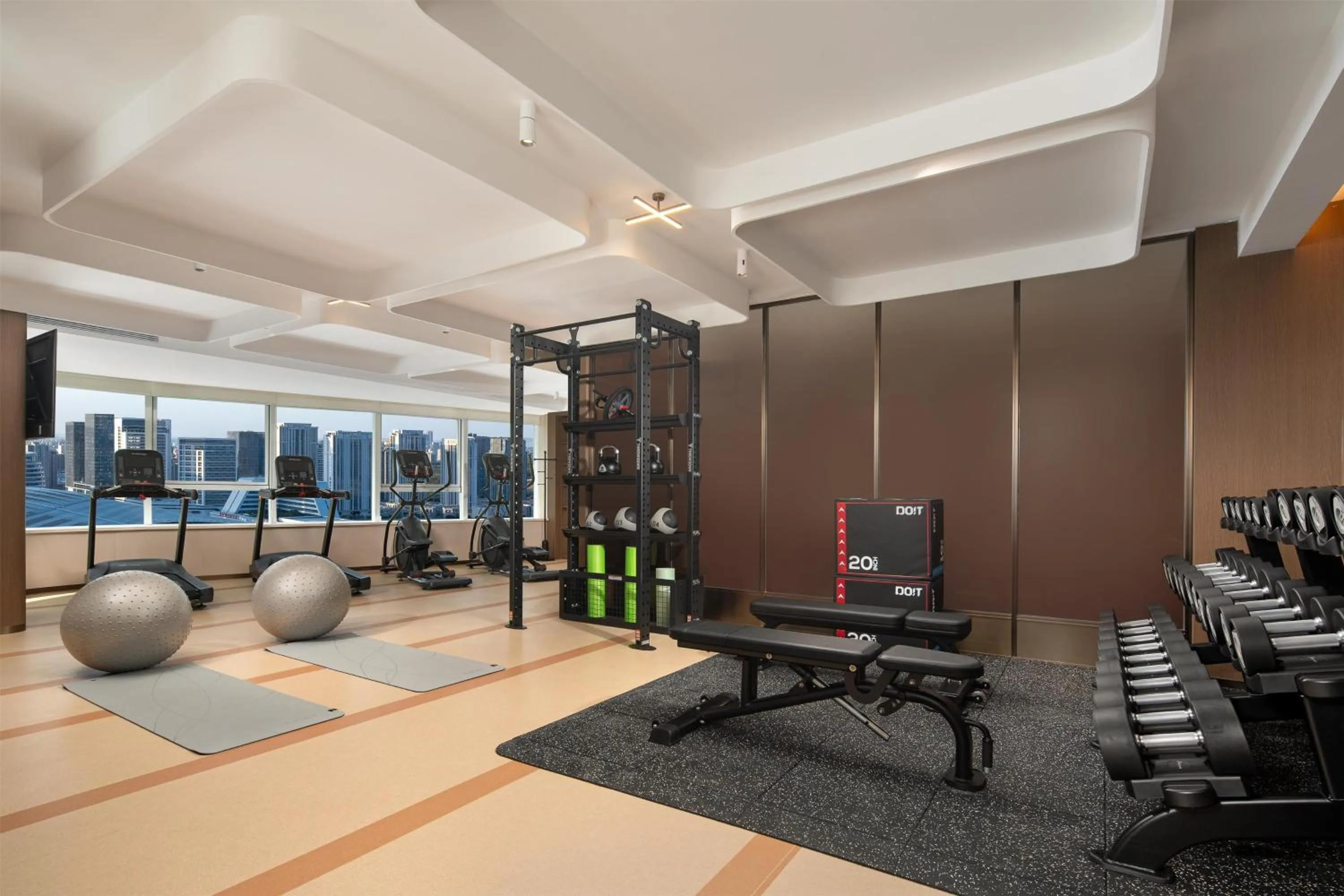 Fitness centre/facilities in Hilton Garden Inn Urumqi Railway Station