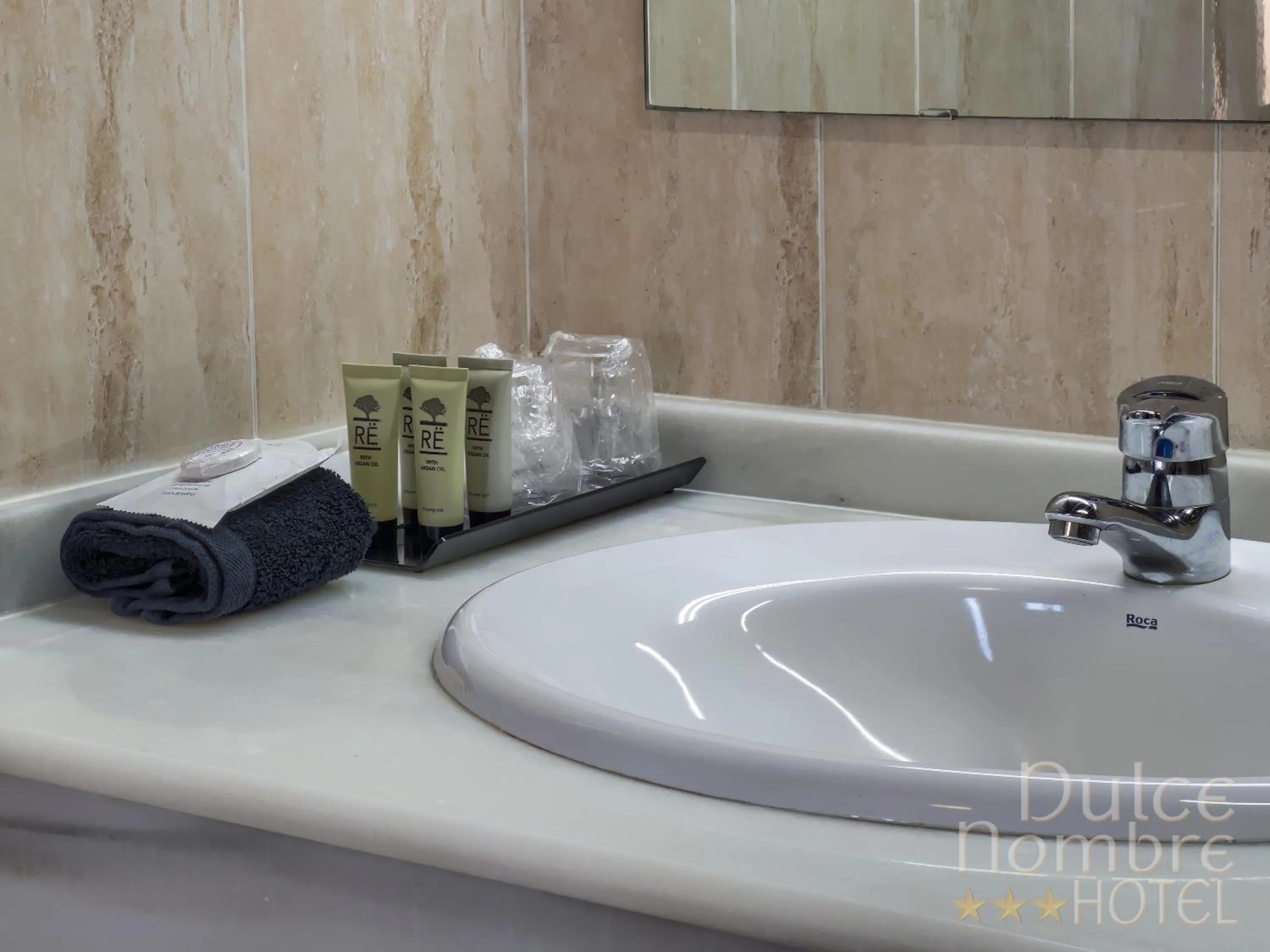 Bathroom in Dulce Nombre Hotel - Apartamentos