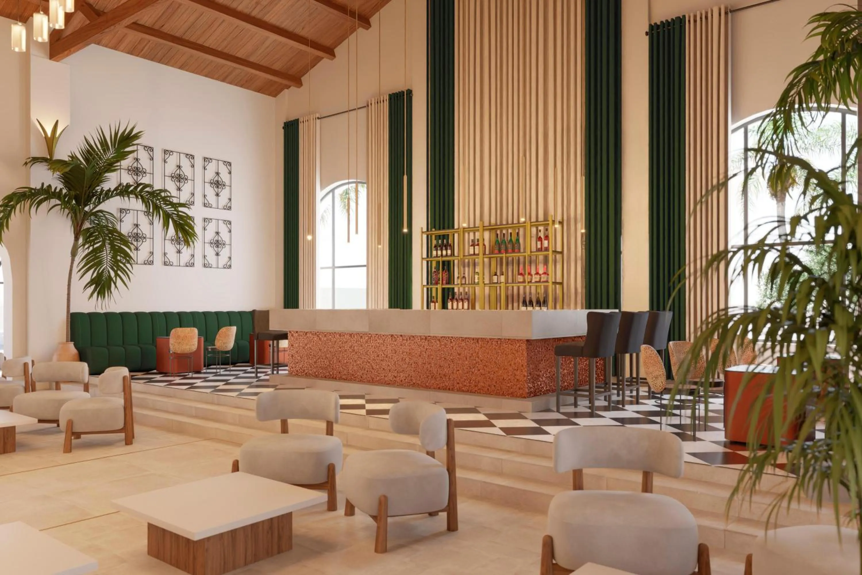 Lobby or reception in Hotel Best Village Chipiona