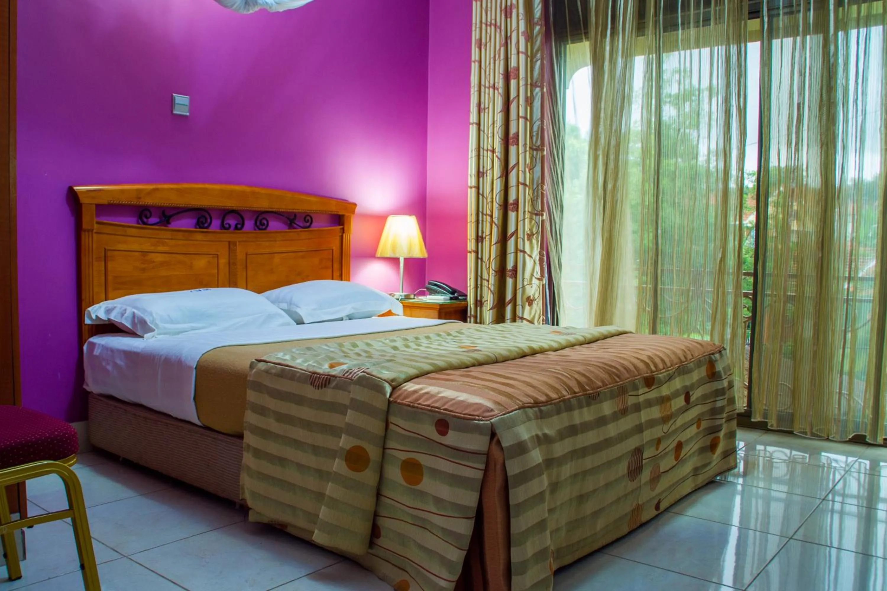 Bed in Landmark View Hotel