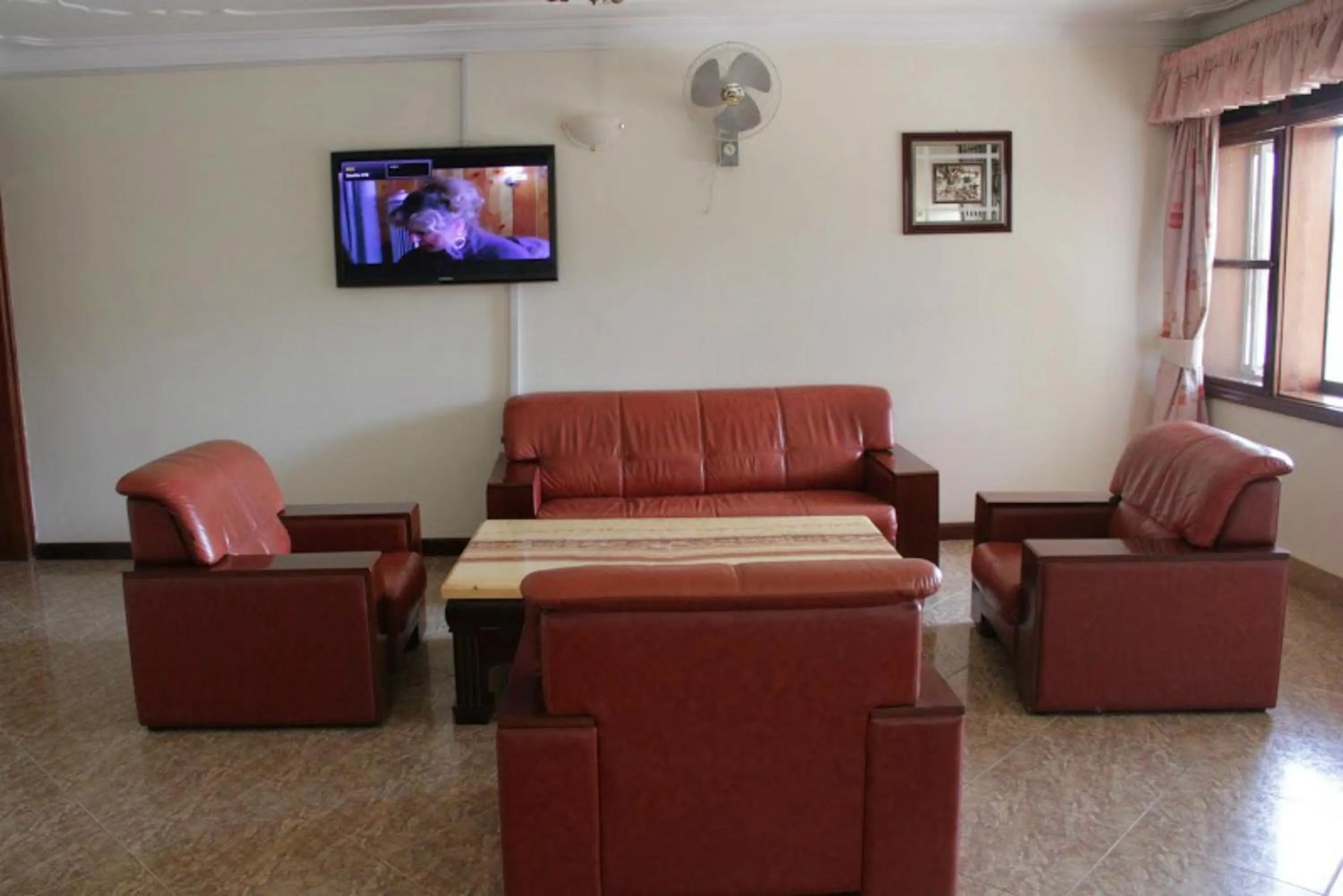 Seating area in Landmark View Hotel