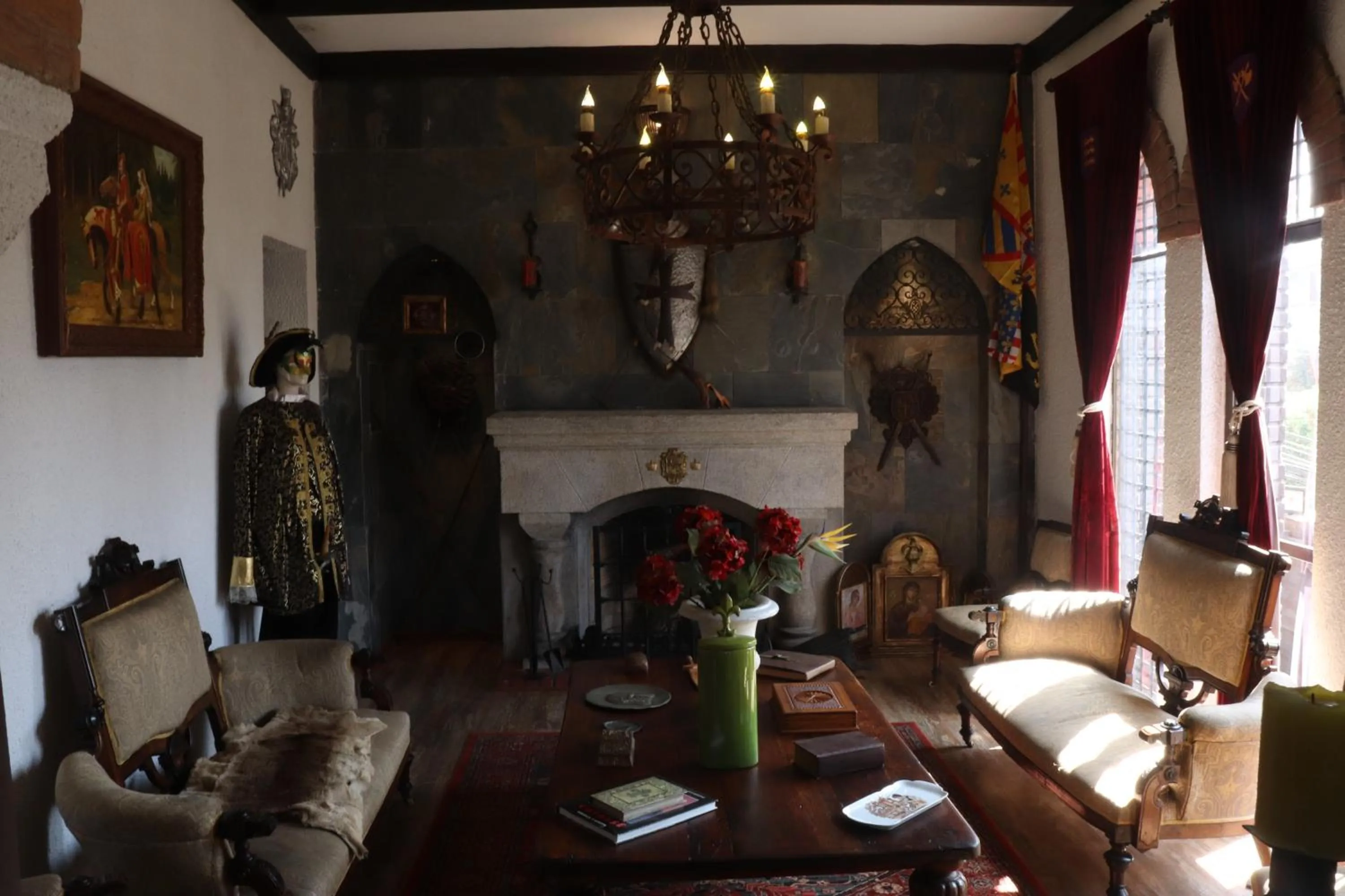 Seating area in Castillo Medieval