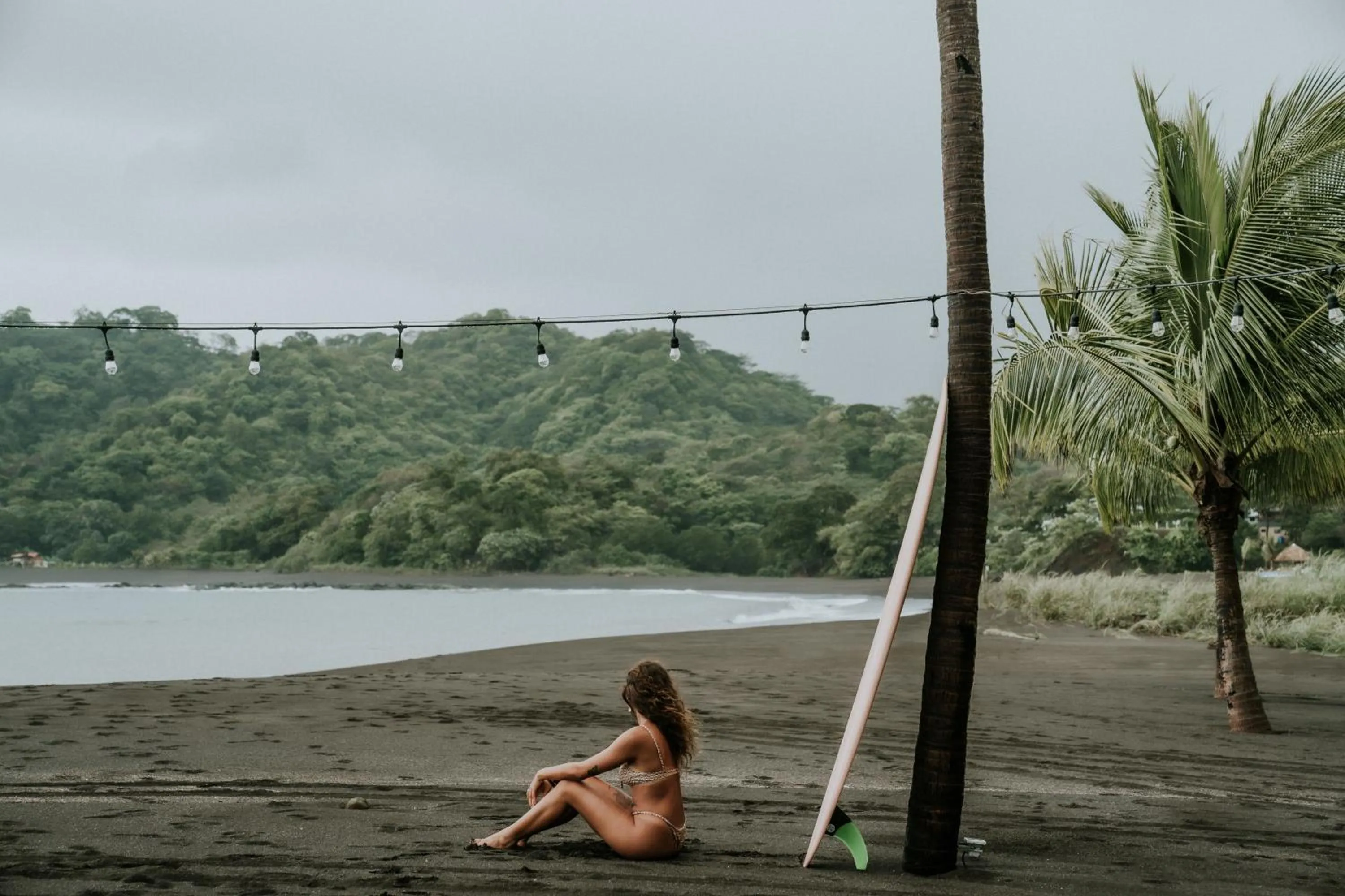 Beach in Sansara Surf Yoga & Resort