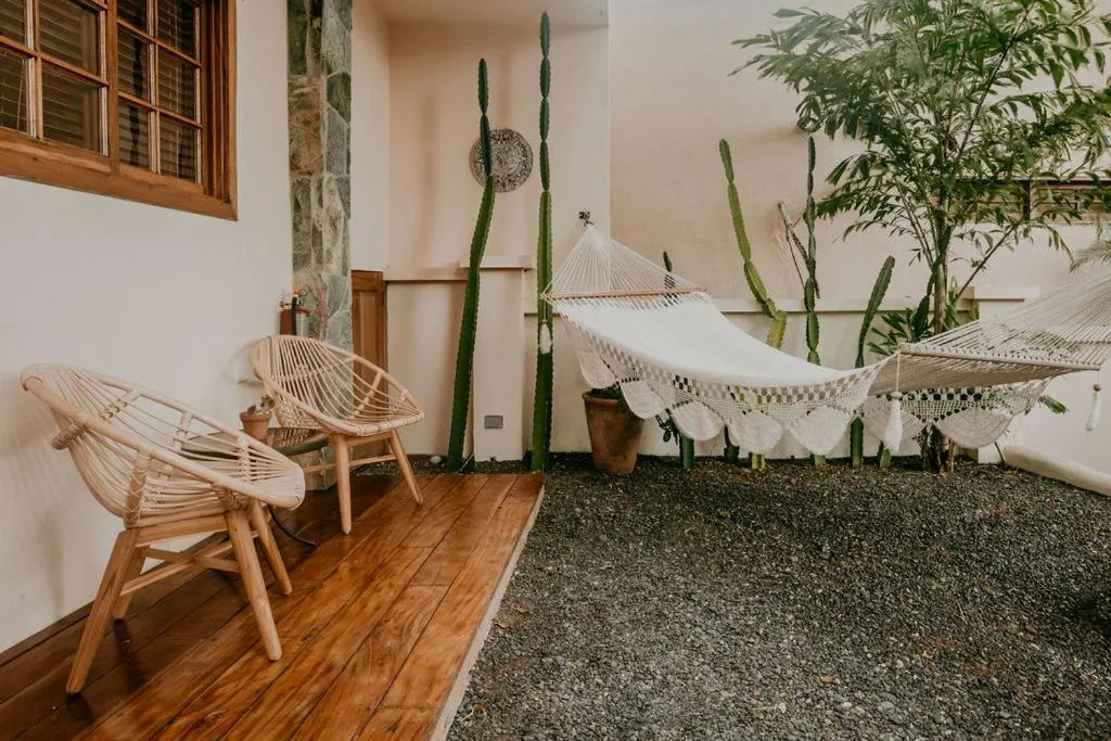 Garden view in Sansara Surf Yoga & Resort