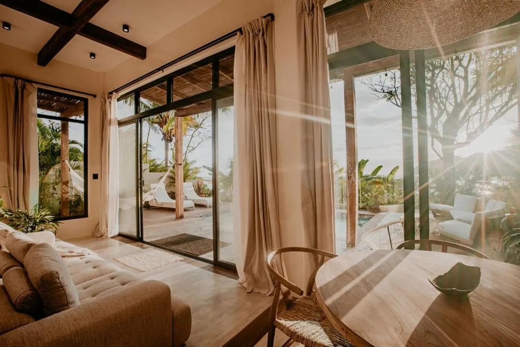 Photo of the whole room, Bed in Sansara Surf Yoga & Resort