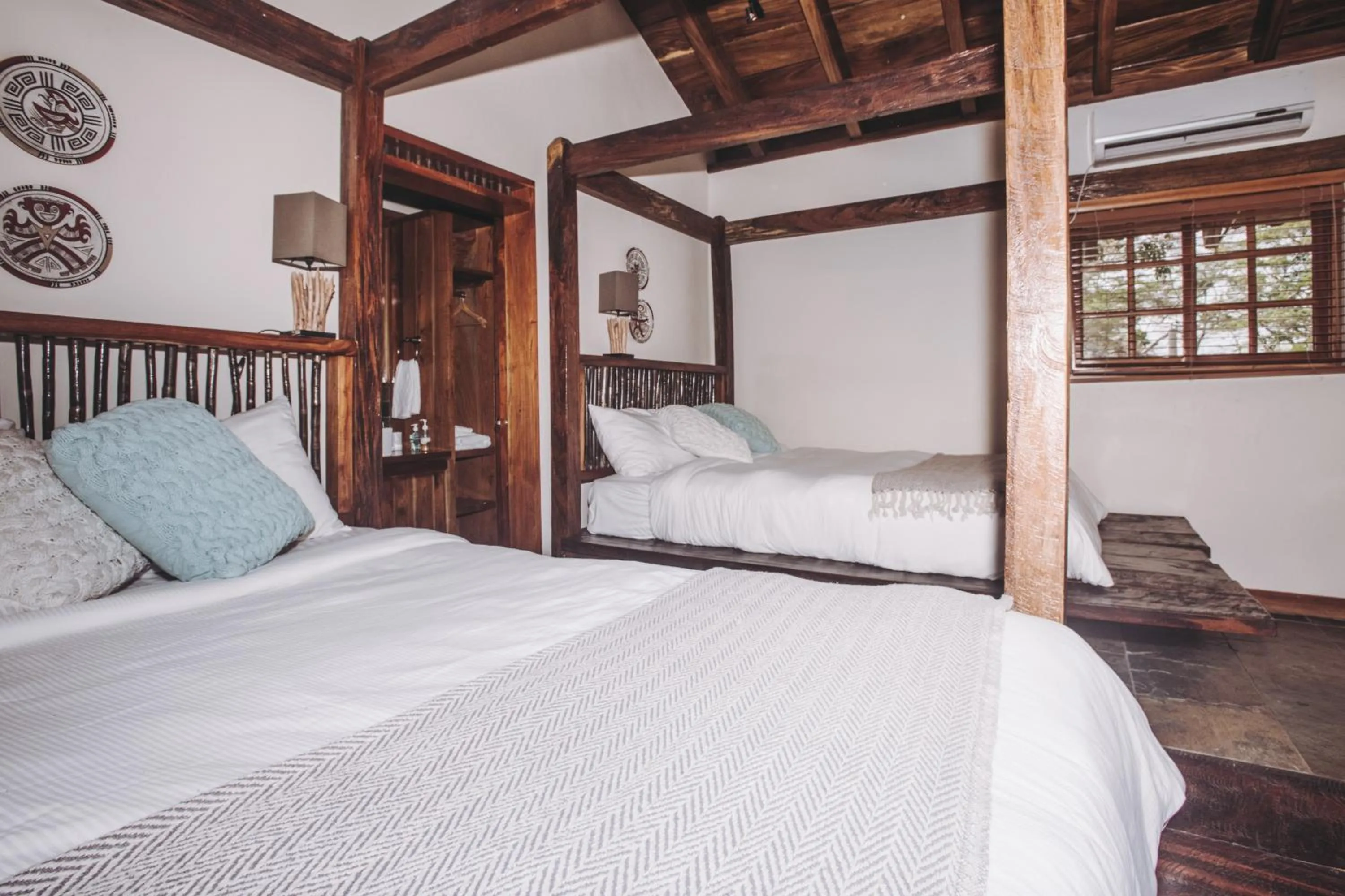 Bed in Sansara Surf Yoga & Resort