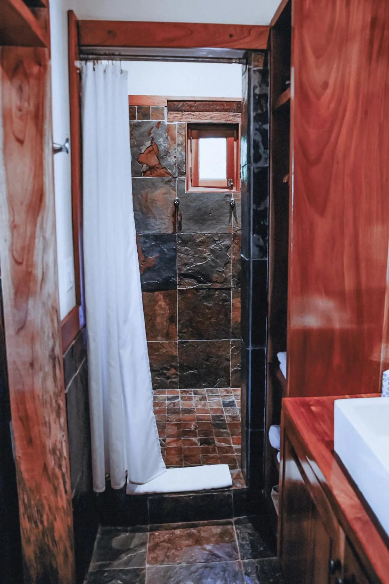 Bathroom, Bed in Sansara Surf Yoga & Resort