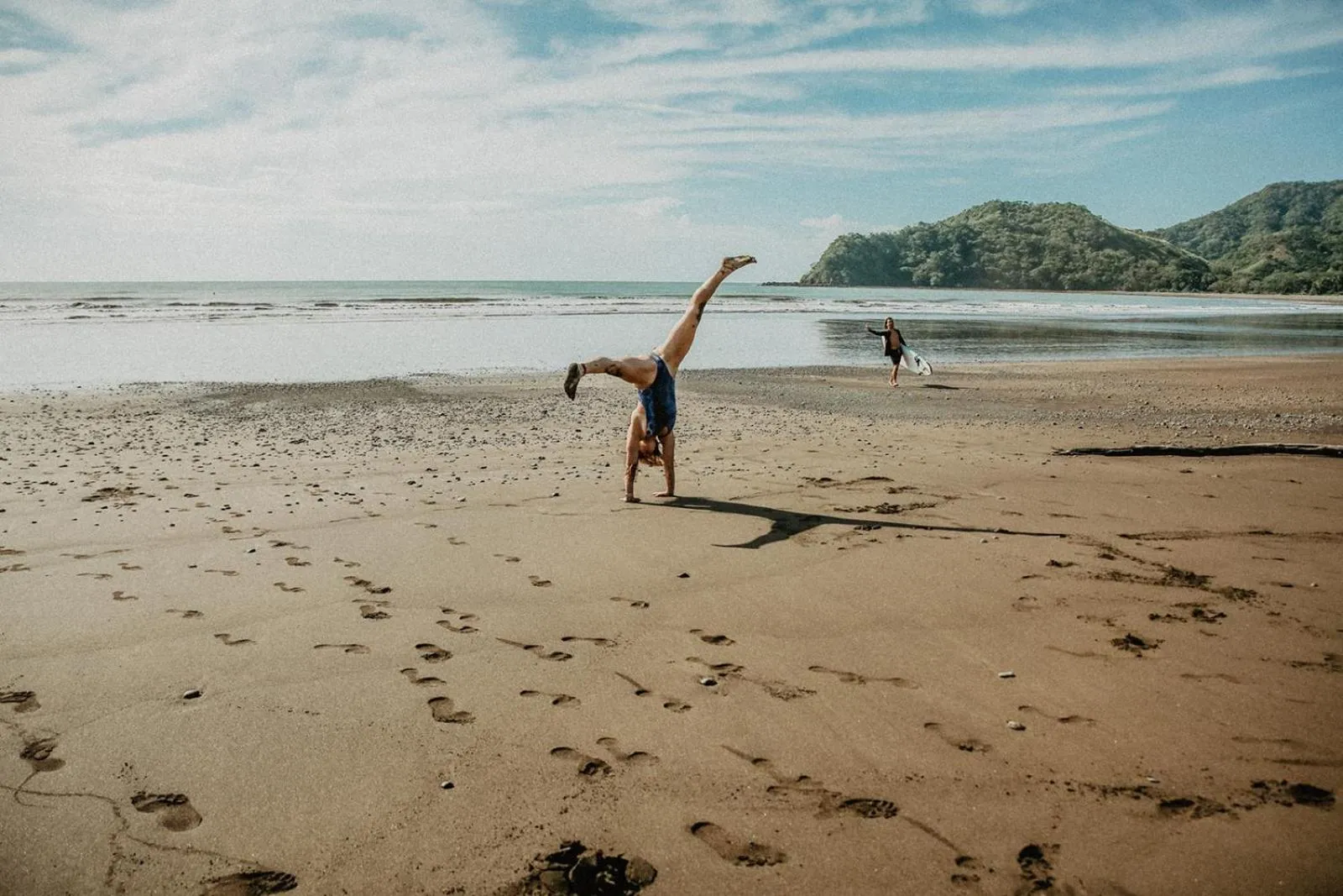 Beach in Sansara Surf Yoga & Resort