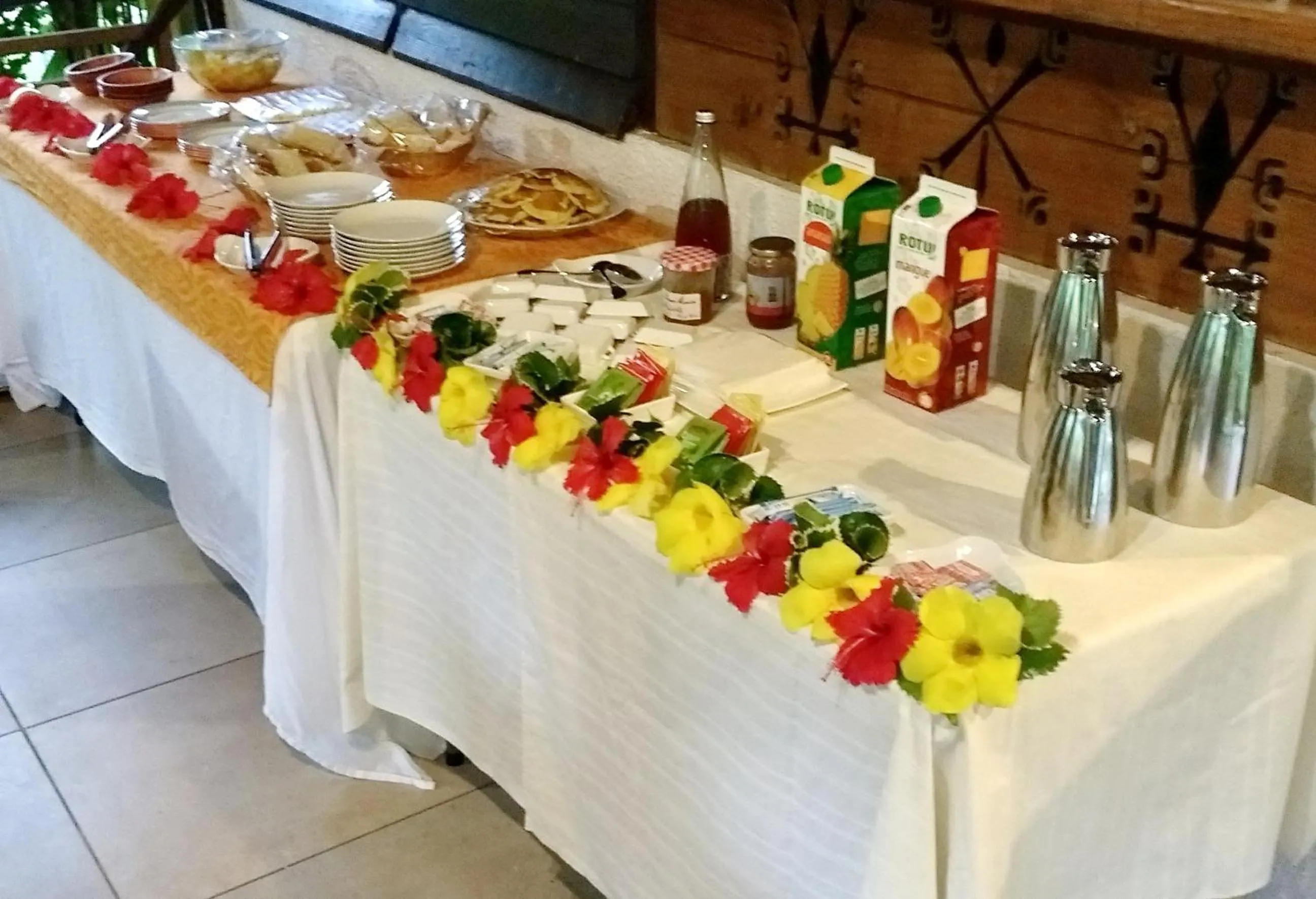 Breakfast in Pension Les Trois Cascades