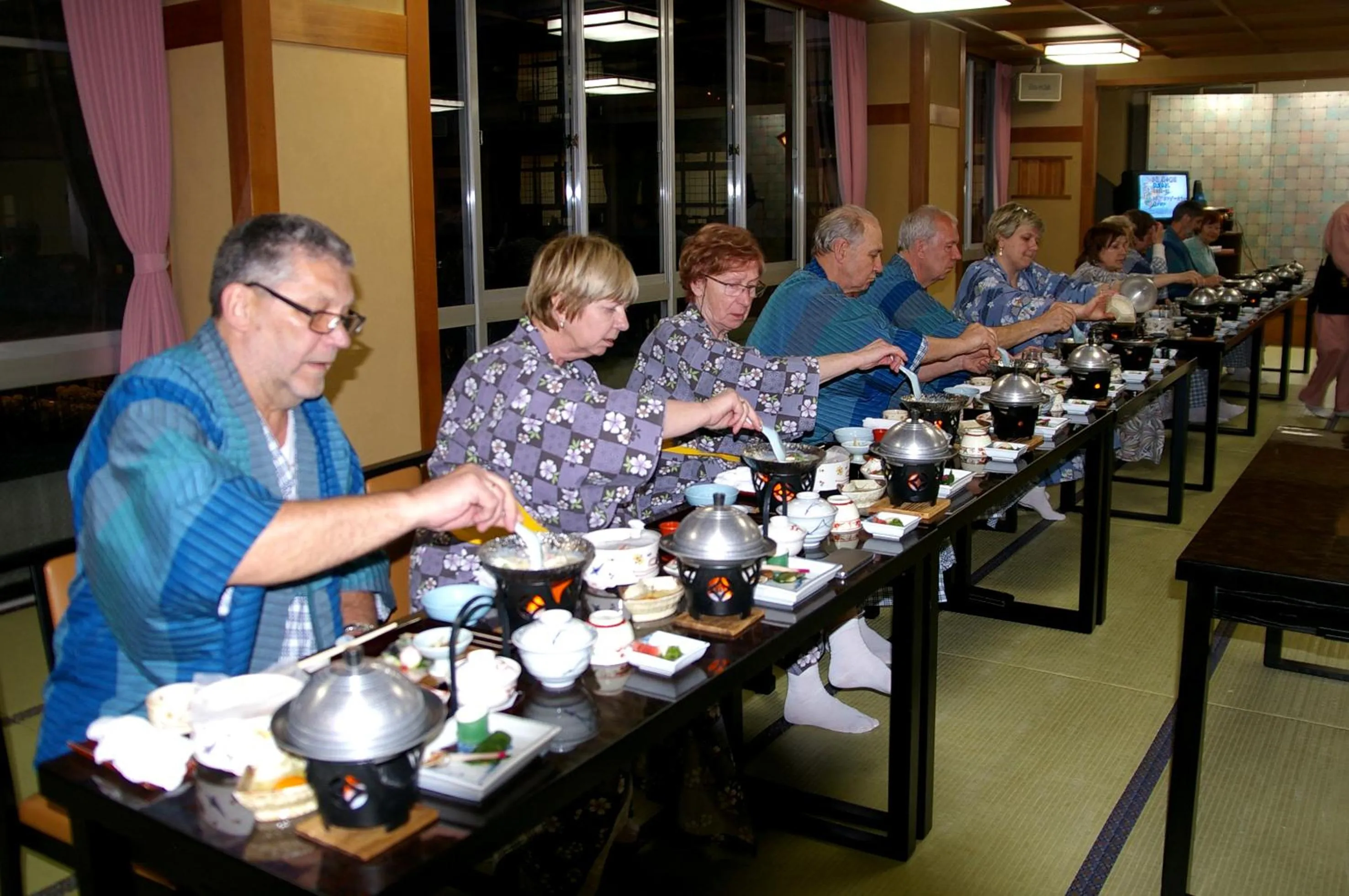 group of guests in Bosenkan