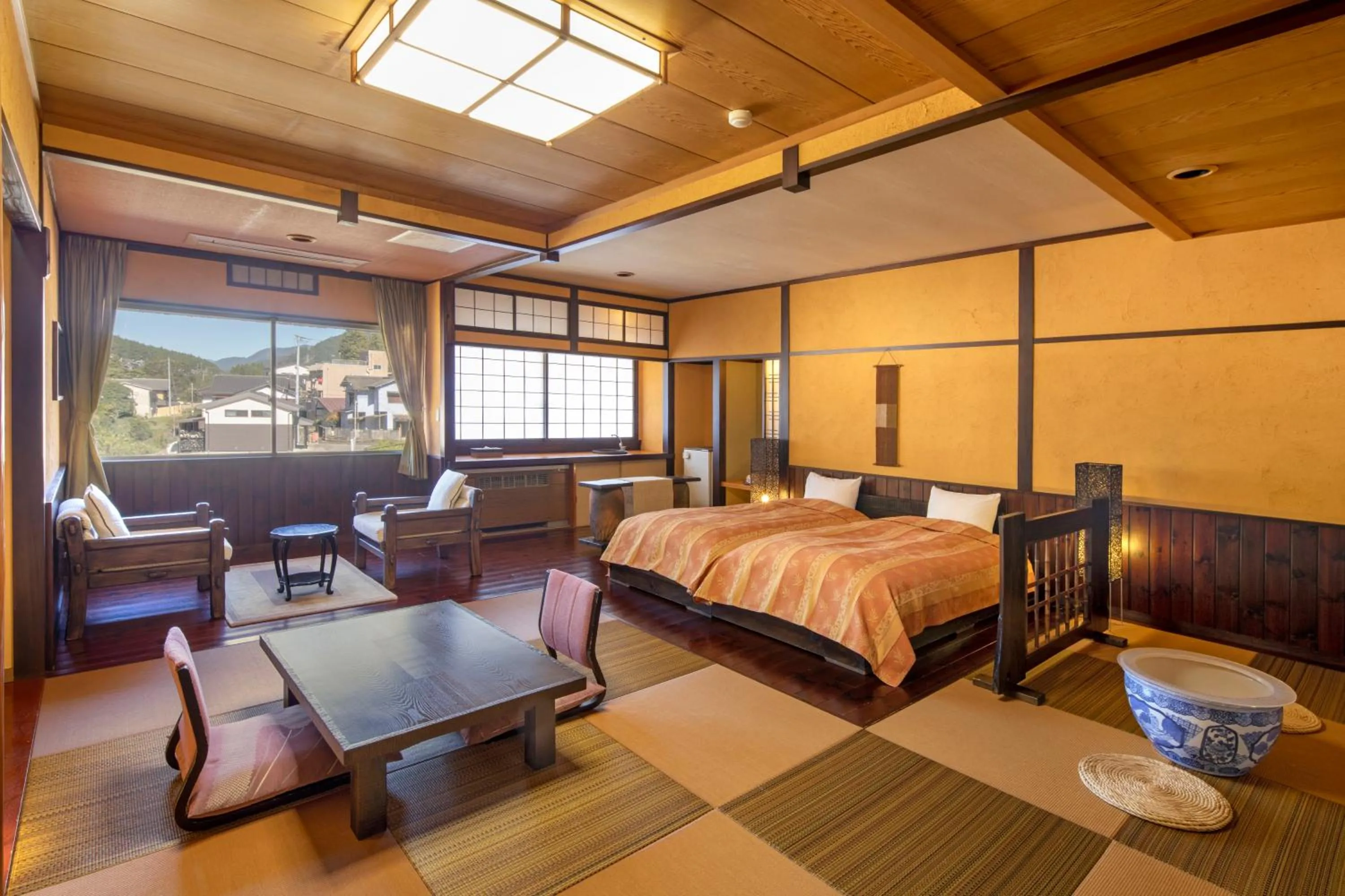 Photo of the whole room, Bed in Bosenkan