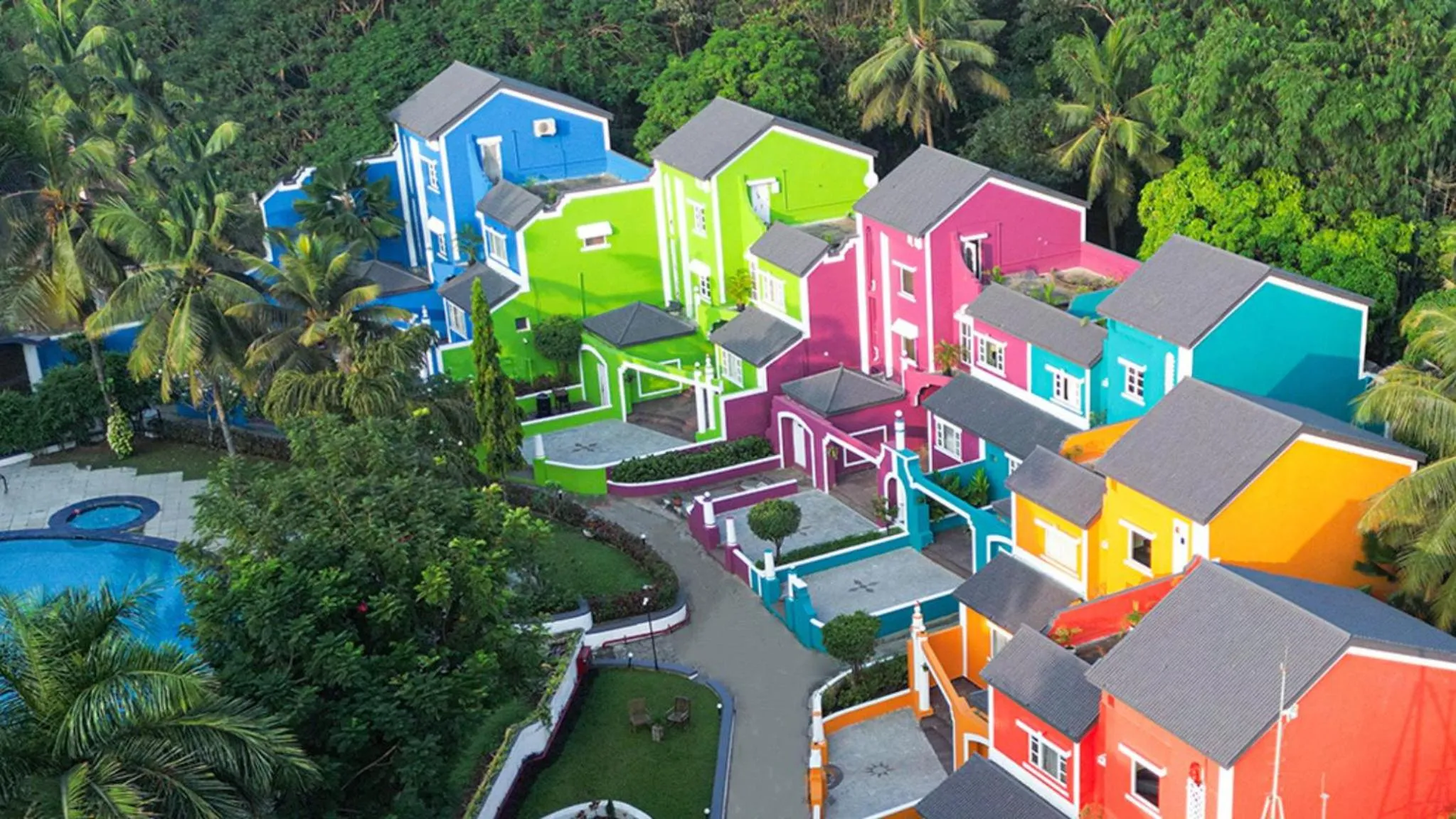 Property building in Otium Goa Resort by The Oterra