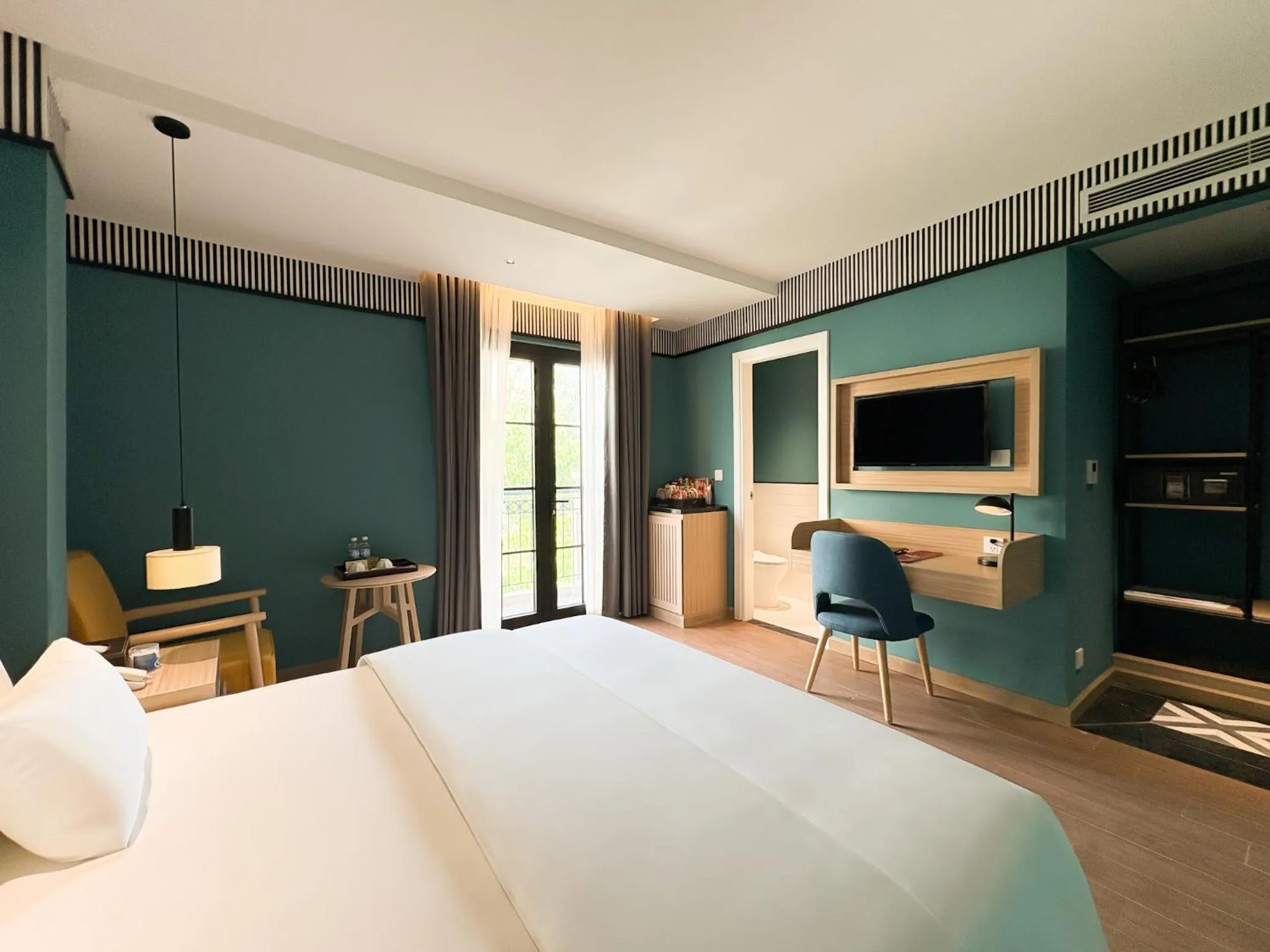 Communal lounge/ TV room, Bed in A25 Hotel - 130 Bà Triệu