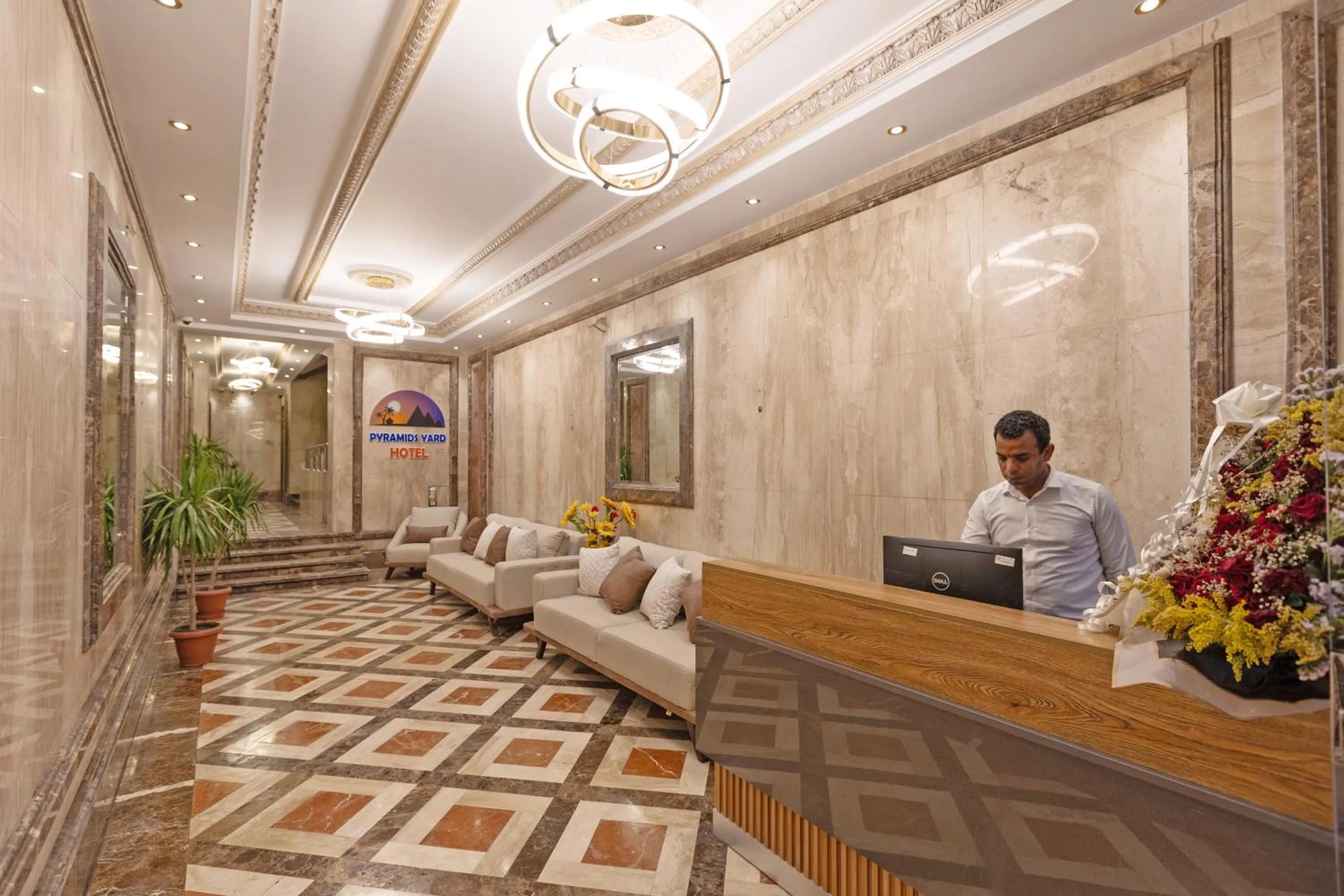 Facade/entrance in Pyramids Yard Hotel