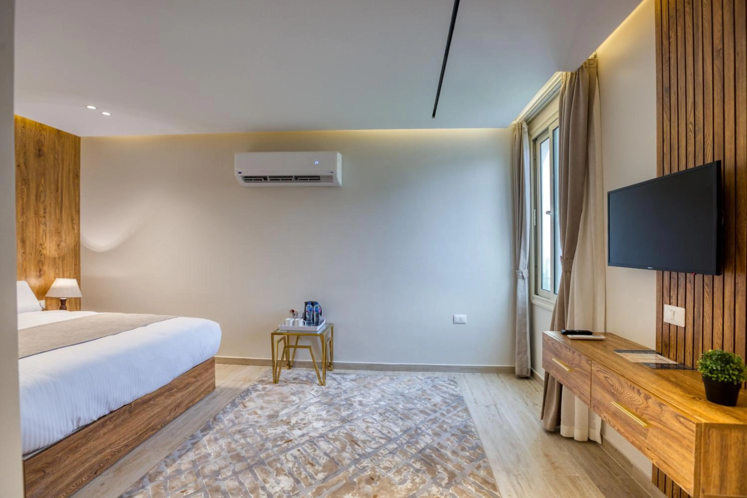 Bed in Pyramids Yard Hotel