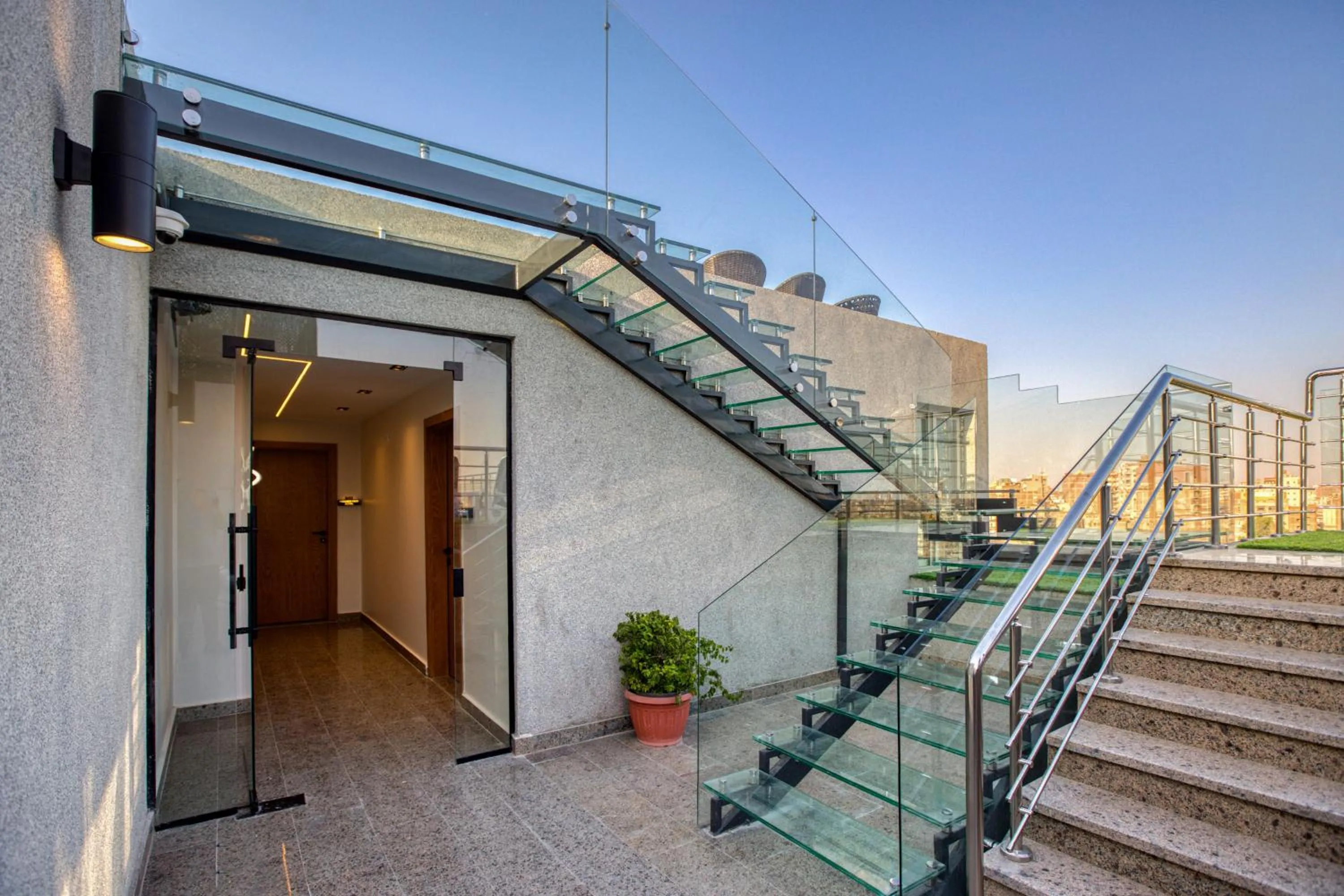 Balcony/Terrace in Pyramids Yard Hotel