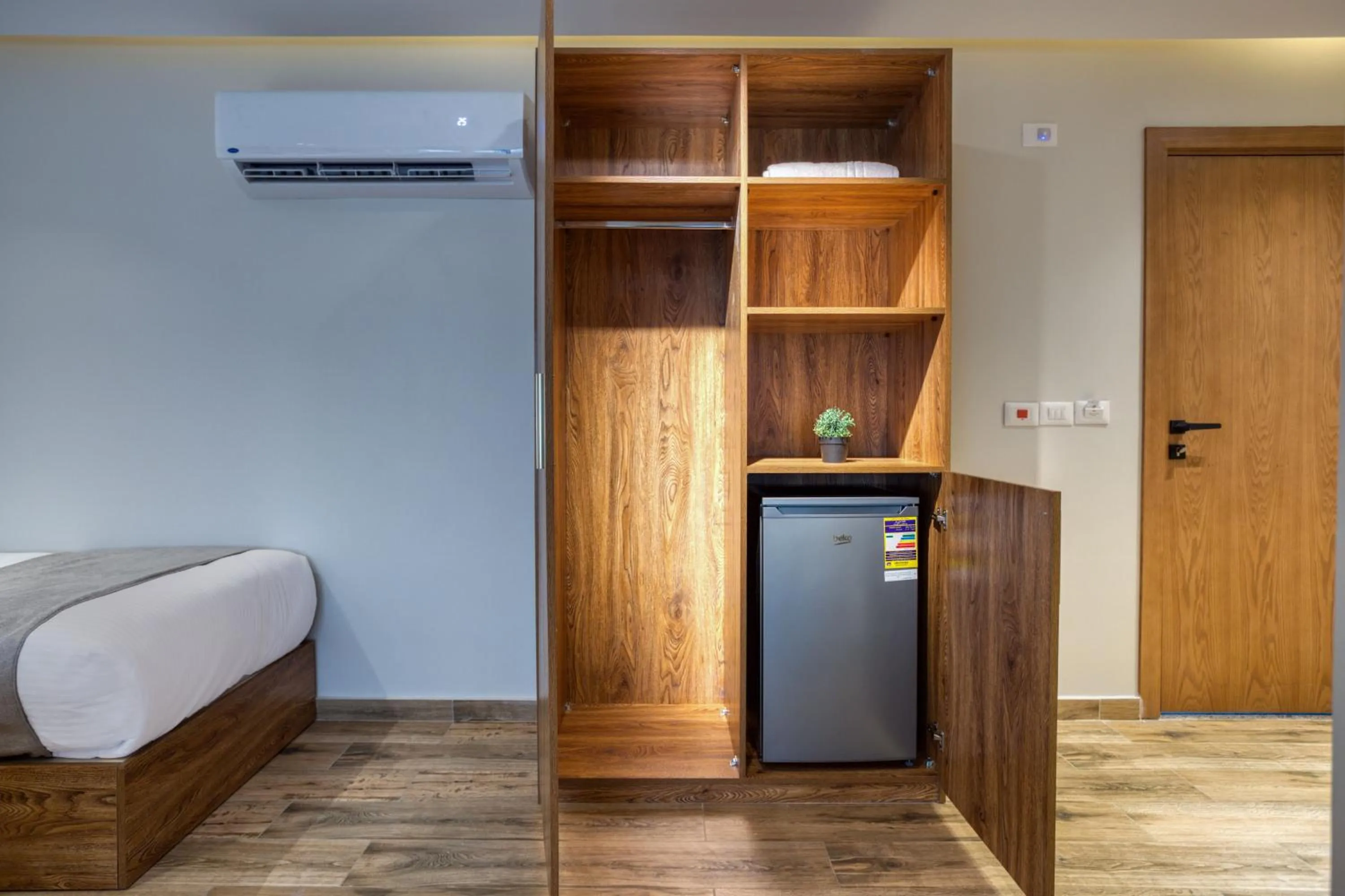 Bed in Pyramids Yard Hotel