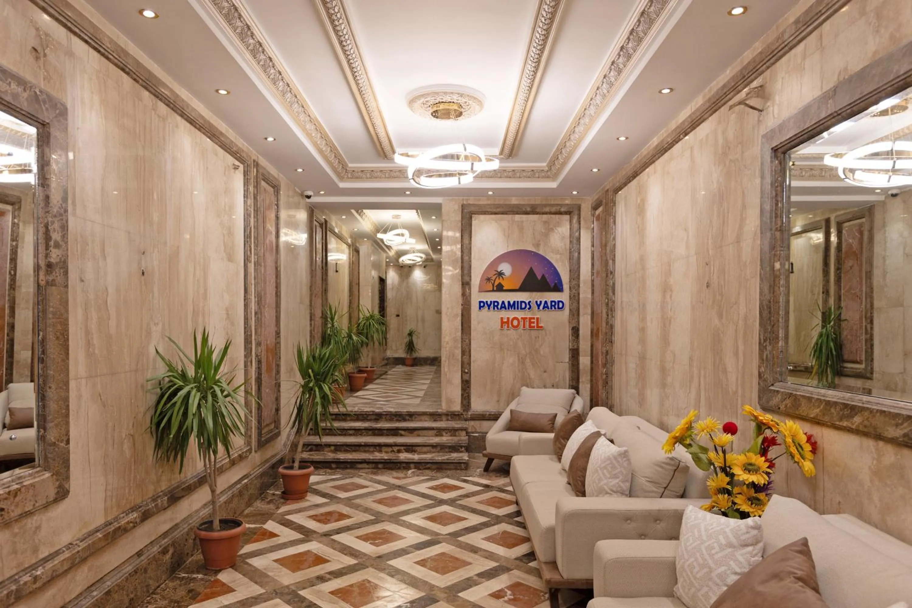 Facade/entrance in Pyramids Yard Hotel