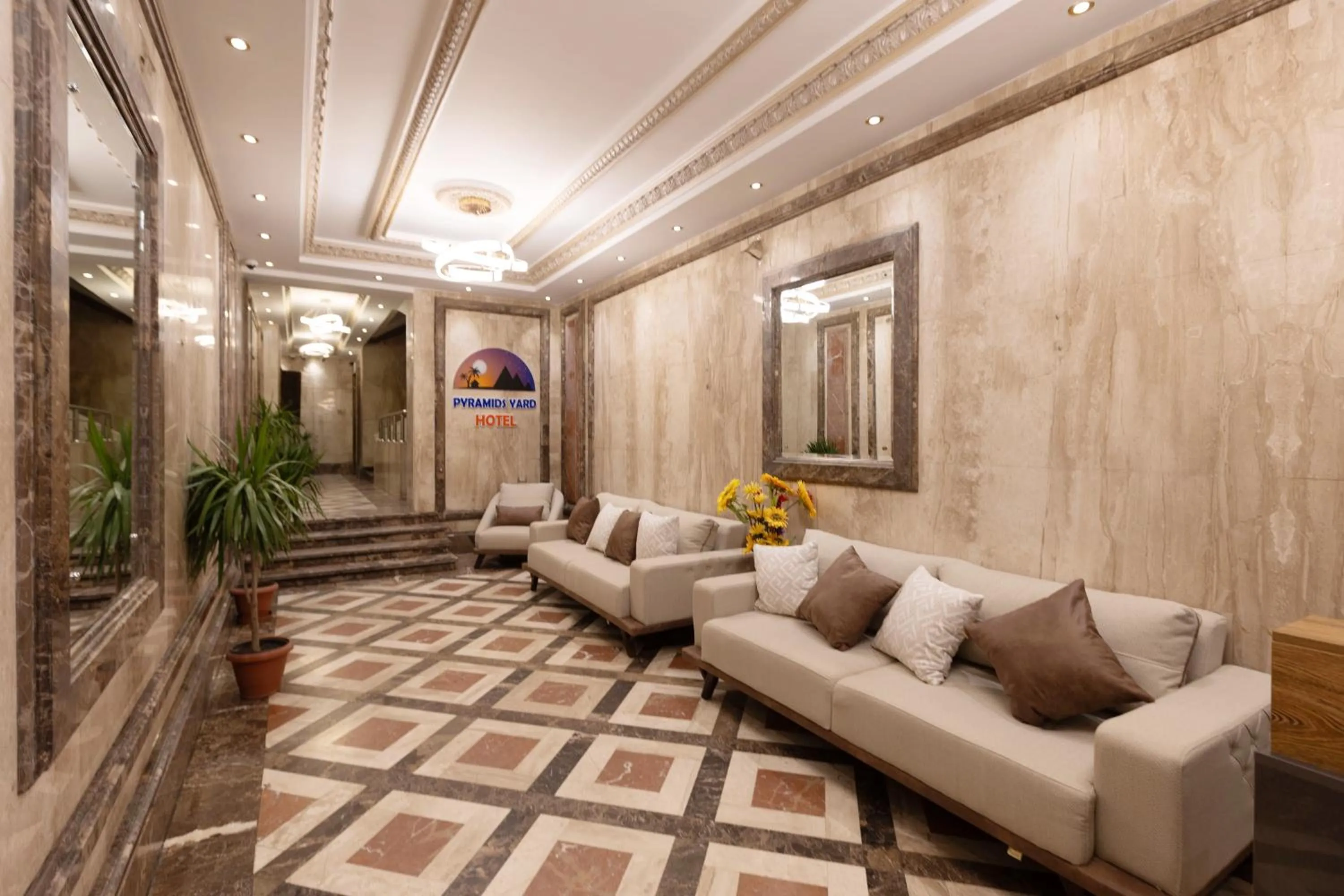 Facade/entrance in Pyramids Yard Hotel