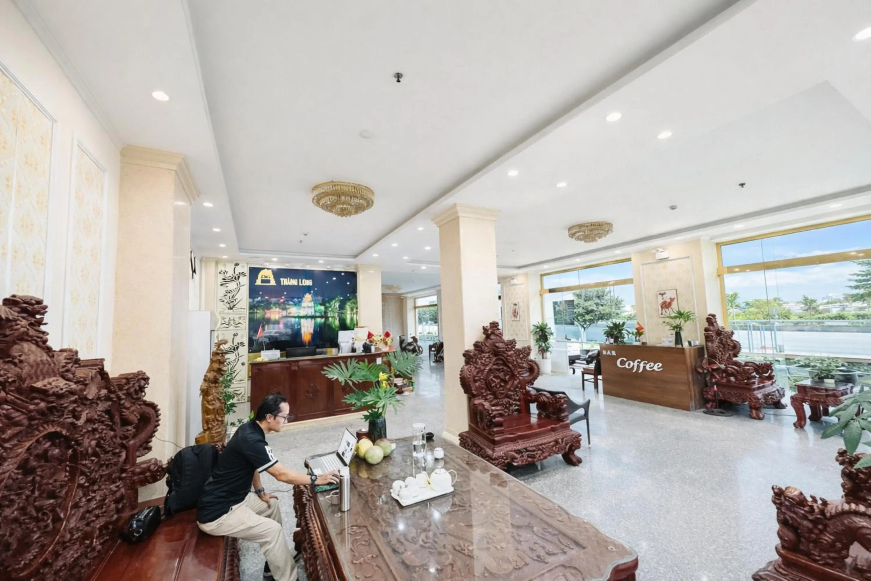 Lobby or reception in Thăng Long Hotel Thanh Hoá