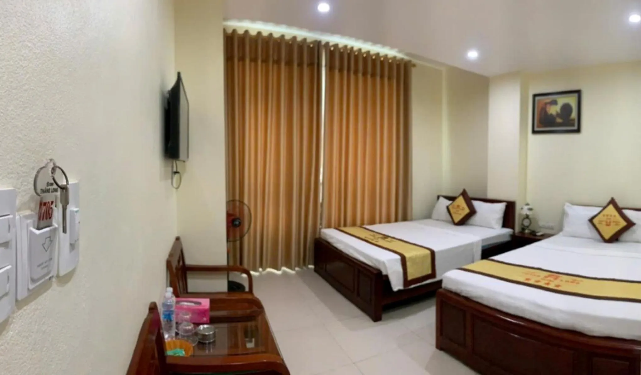 Bed in Thăng Long Hotel Thanh Hoá