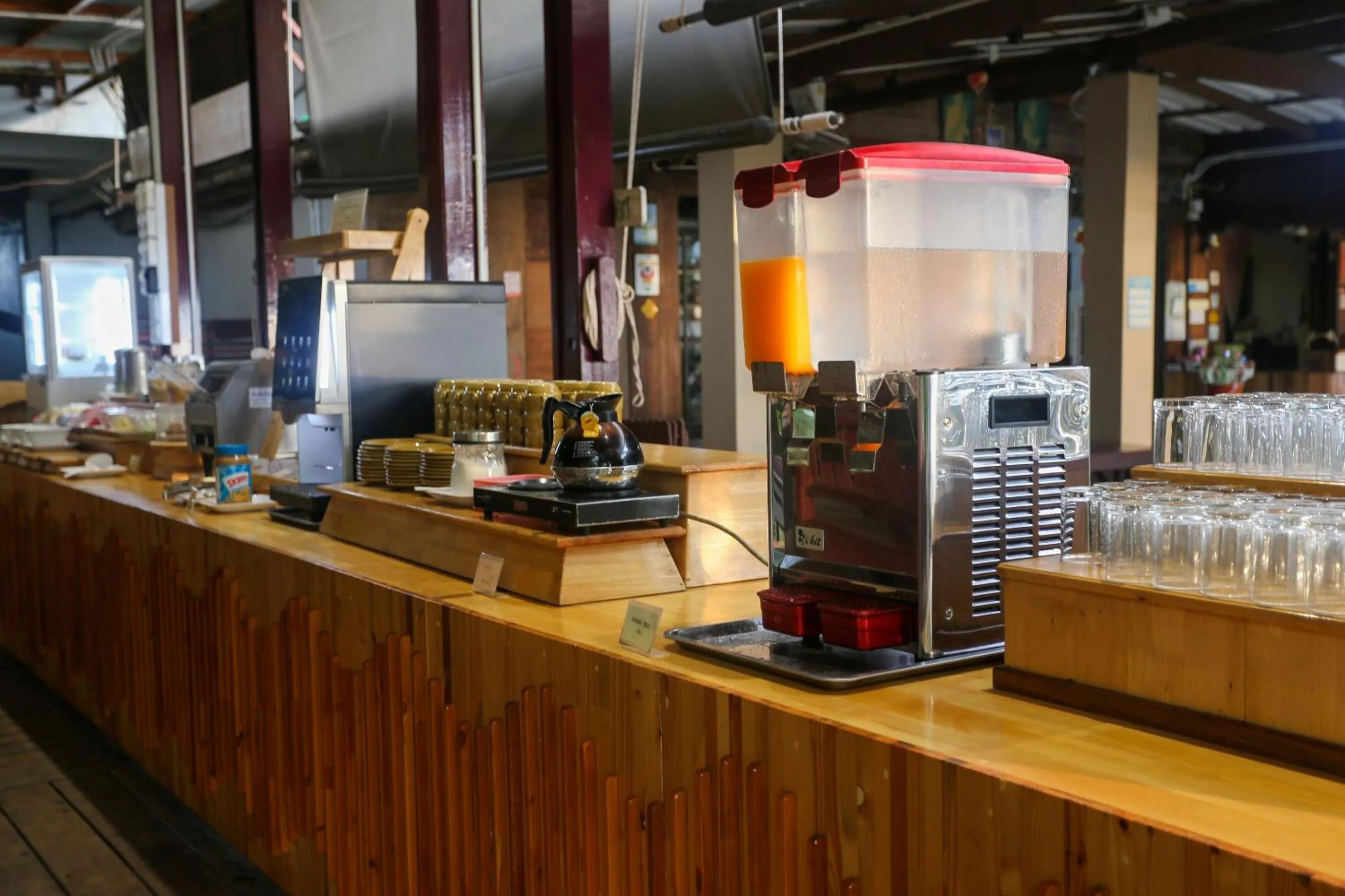 Buffet breakfast in Tubtim Resort