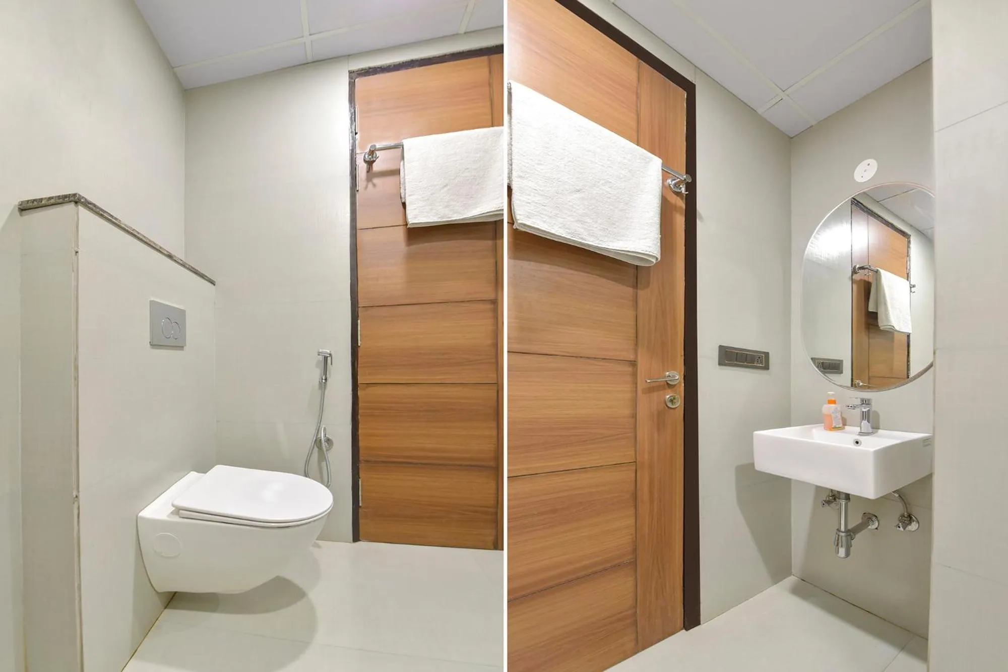 Bathroom in FabHotel Pink Palace Raja Park