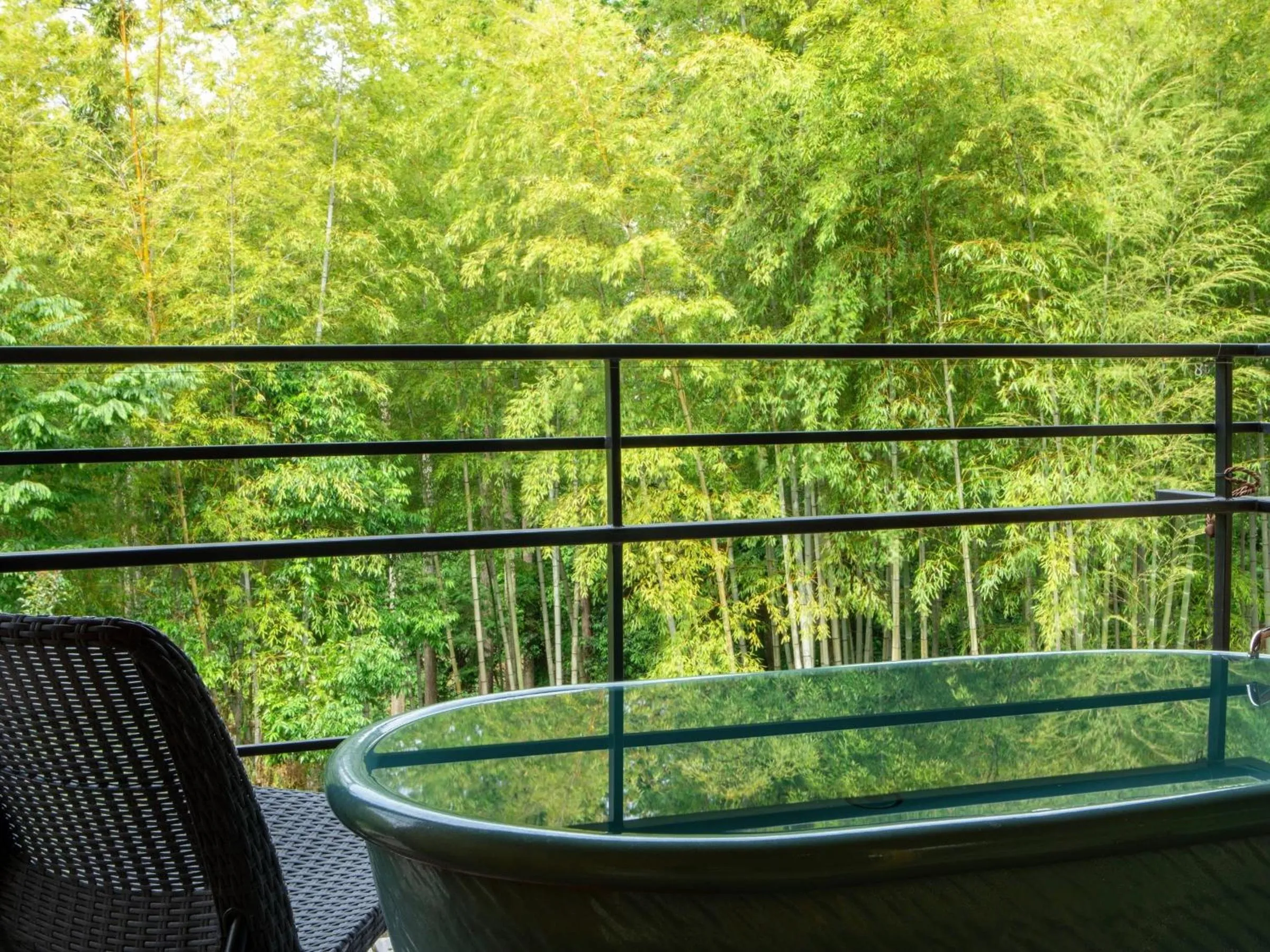 Hot Tub in Tatsuta Ryokan