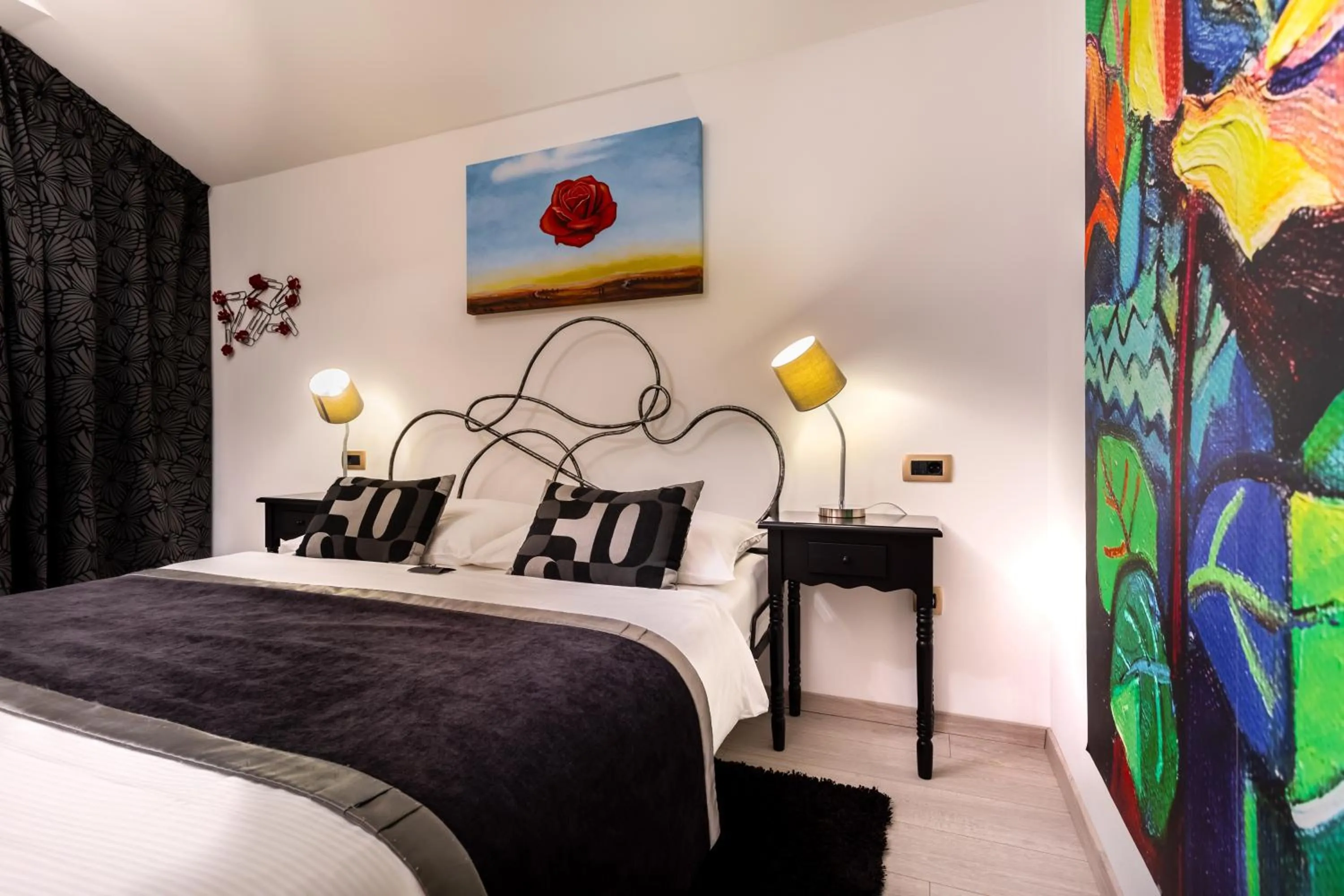 Bed in Hotel Heritage Forza