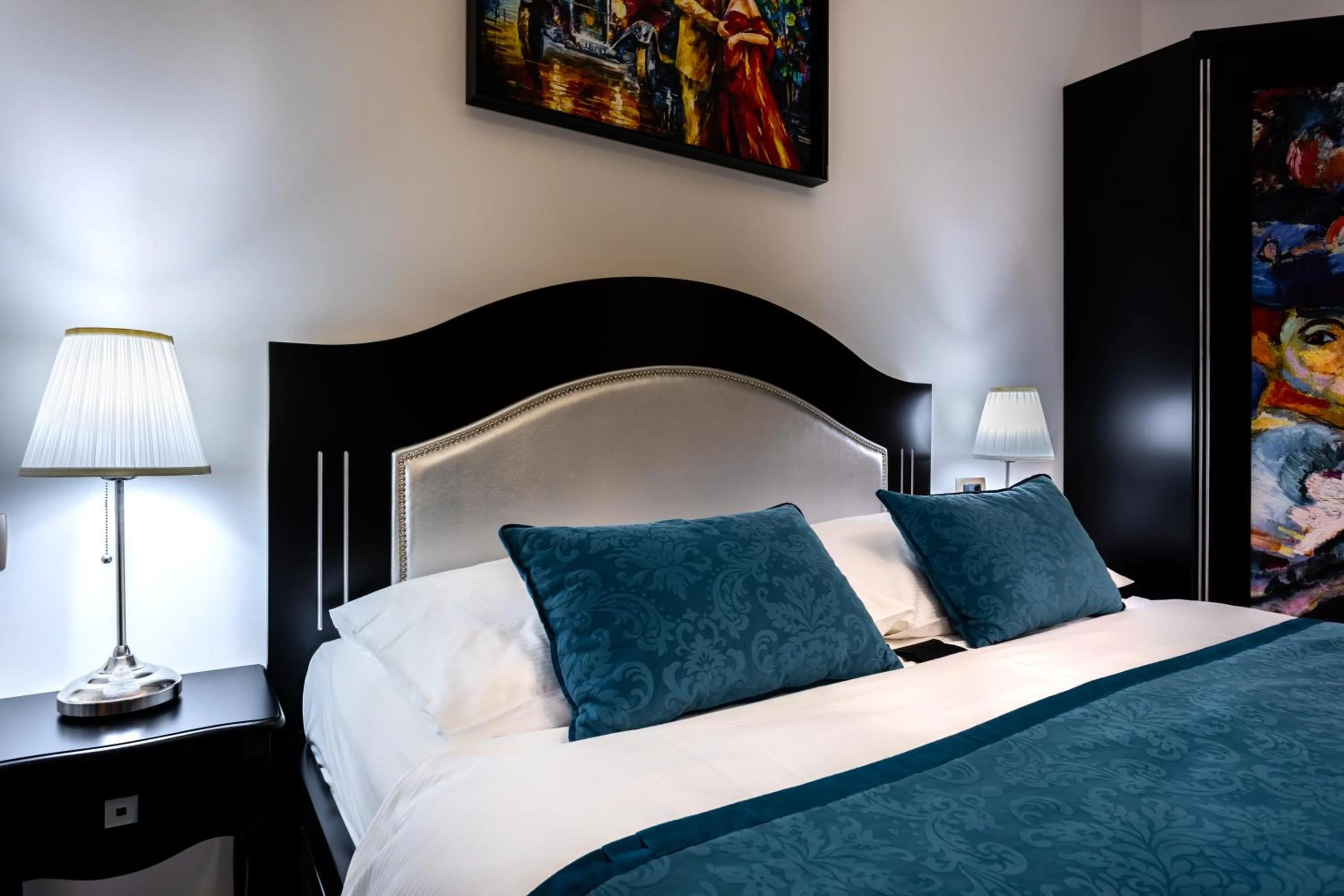 Bed in Hotel Heritage Forza