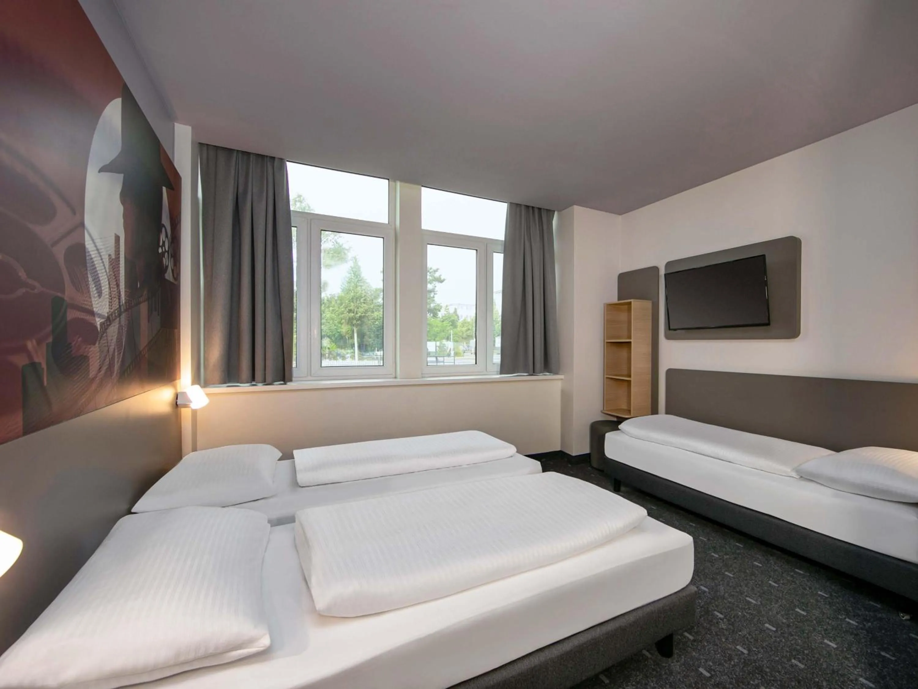 Photo of the whole room, Bed in B&B HOTEL Berlin-Adlershof
