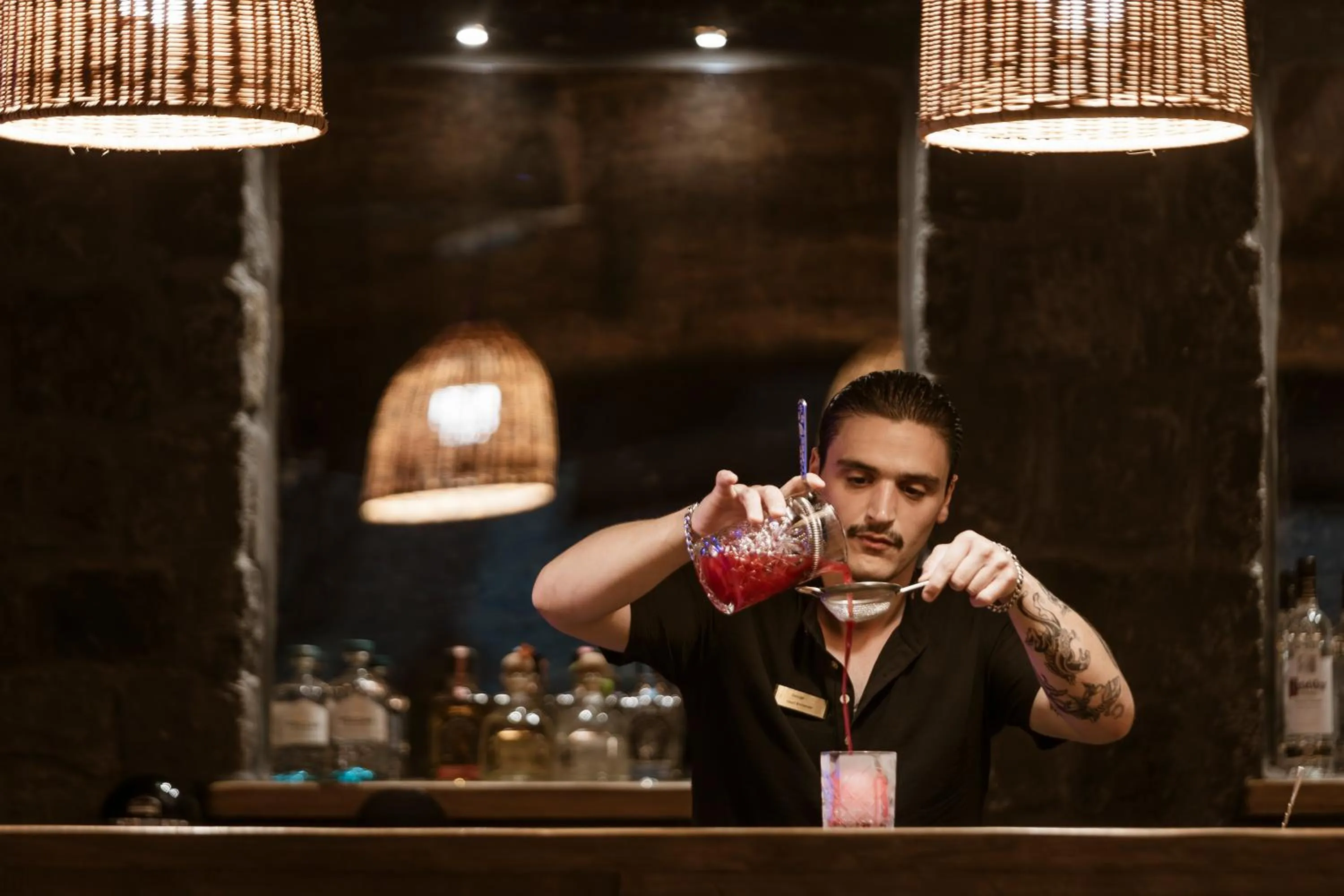 Lounge or bar in AMĀRIA Beach Resort by NOMÉE Hospitality Group