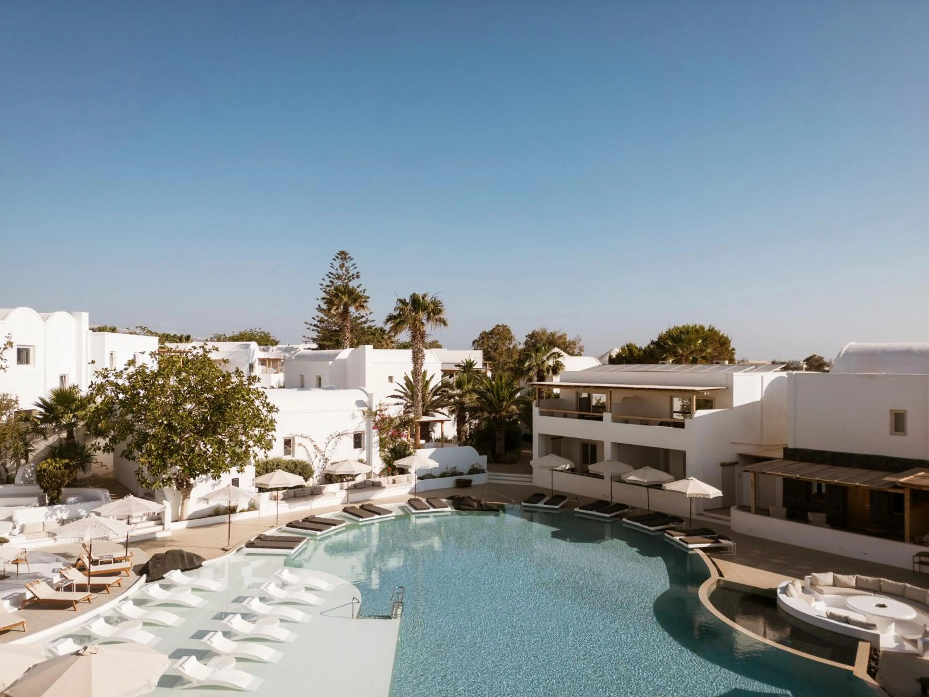 Property building in AMĀRIA Beach Resort by NOMÉE Hospitality Group