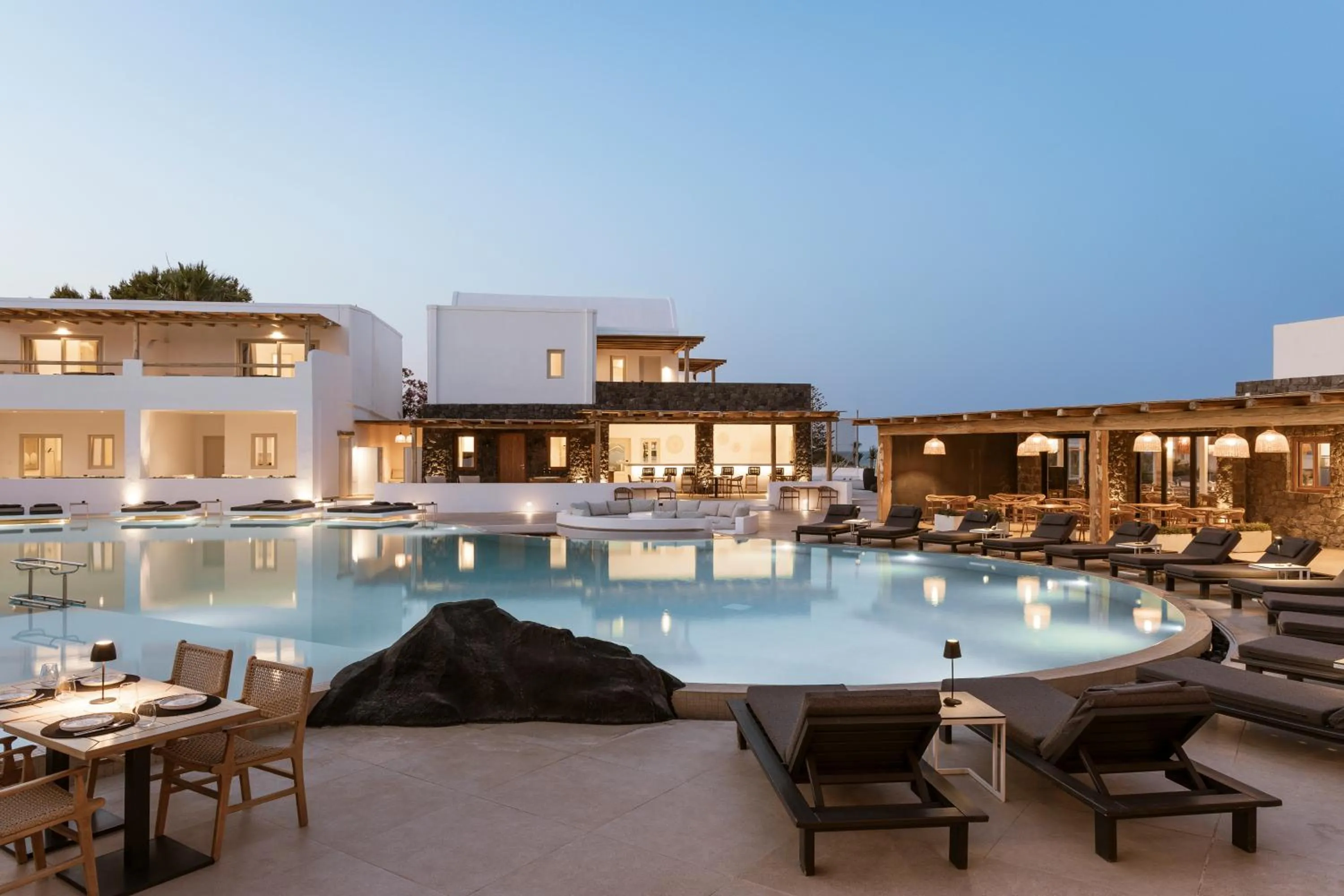 Property building in AMĀRIA Beach Resort by NOMÉE Hospitality Group