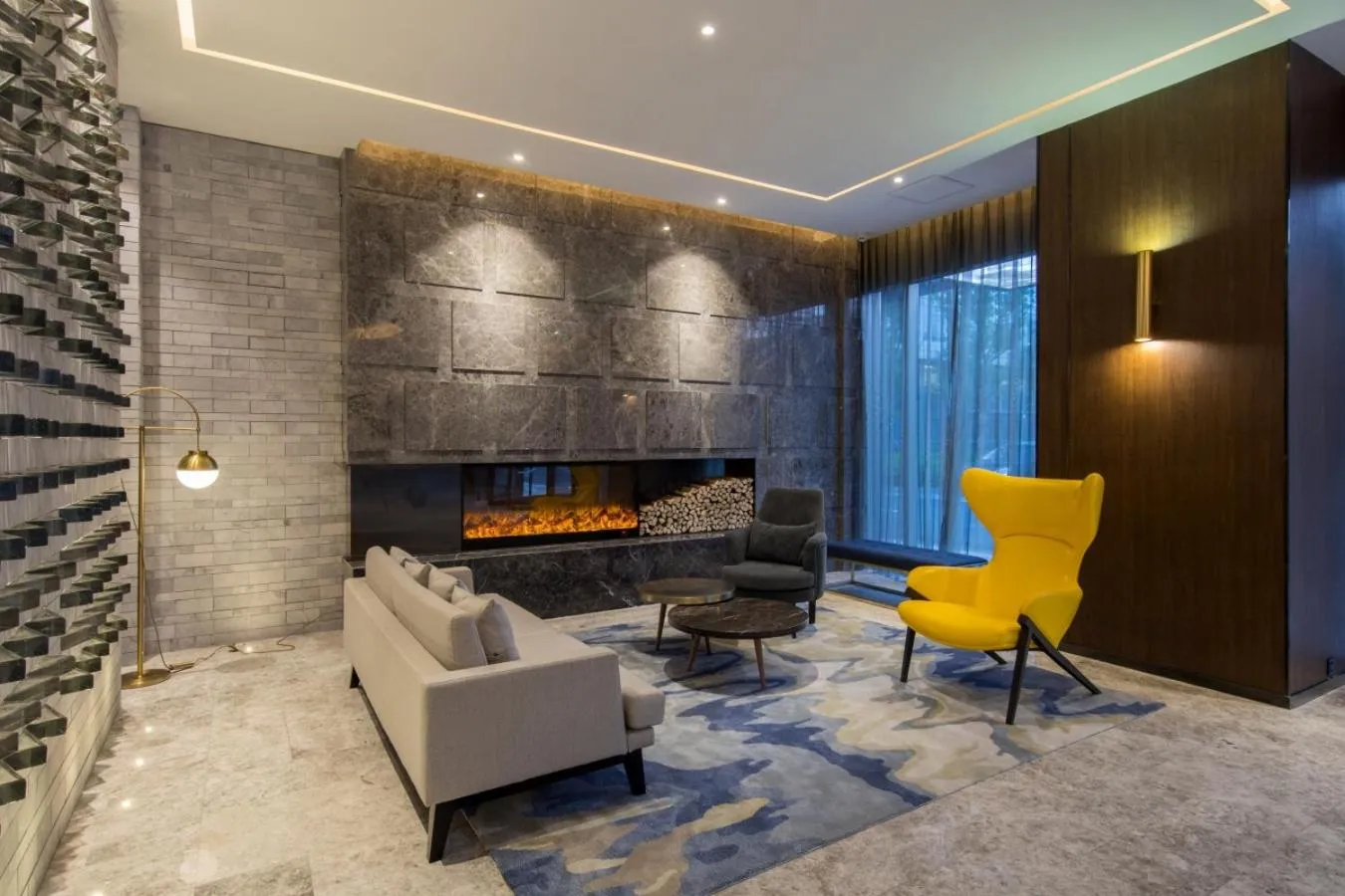 Seating area in Crystal Orange Hangzhou Alibaba Future Technology City Hotel