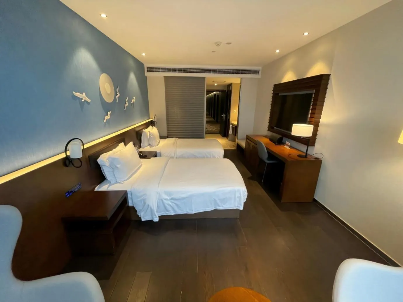 Bed in Crystal Orange Hangzhou Alibaba Future Technology City Hotel