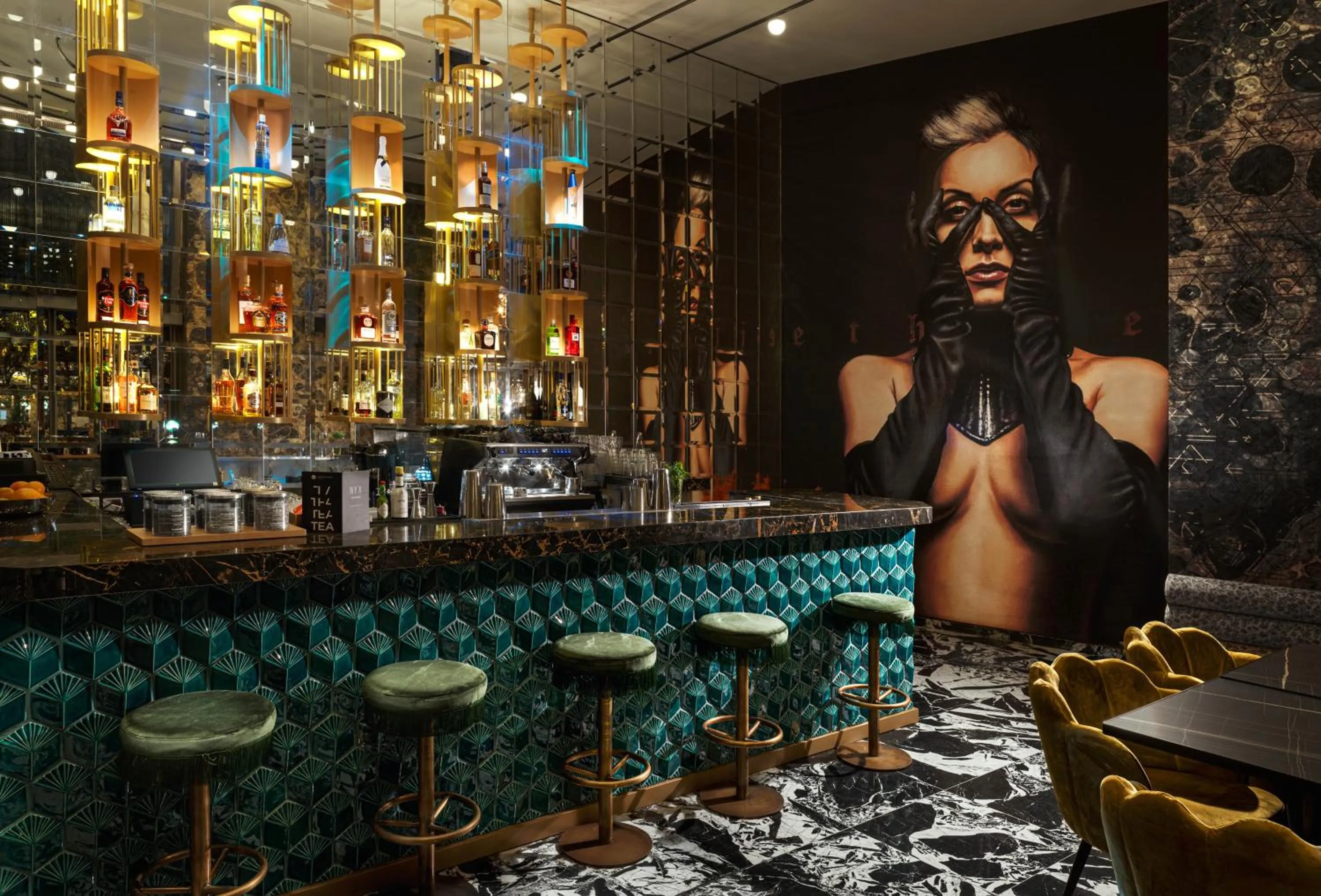 Lounge or bar in NYX Hotel Thessaloniki