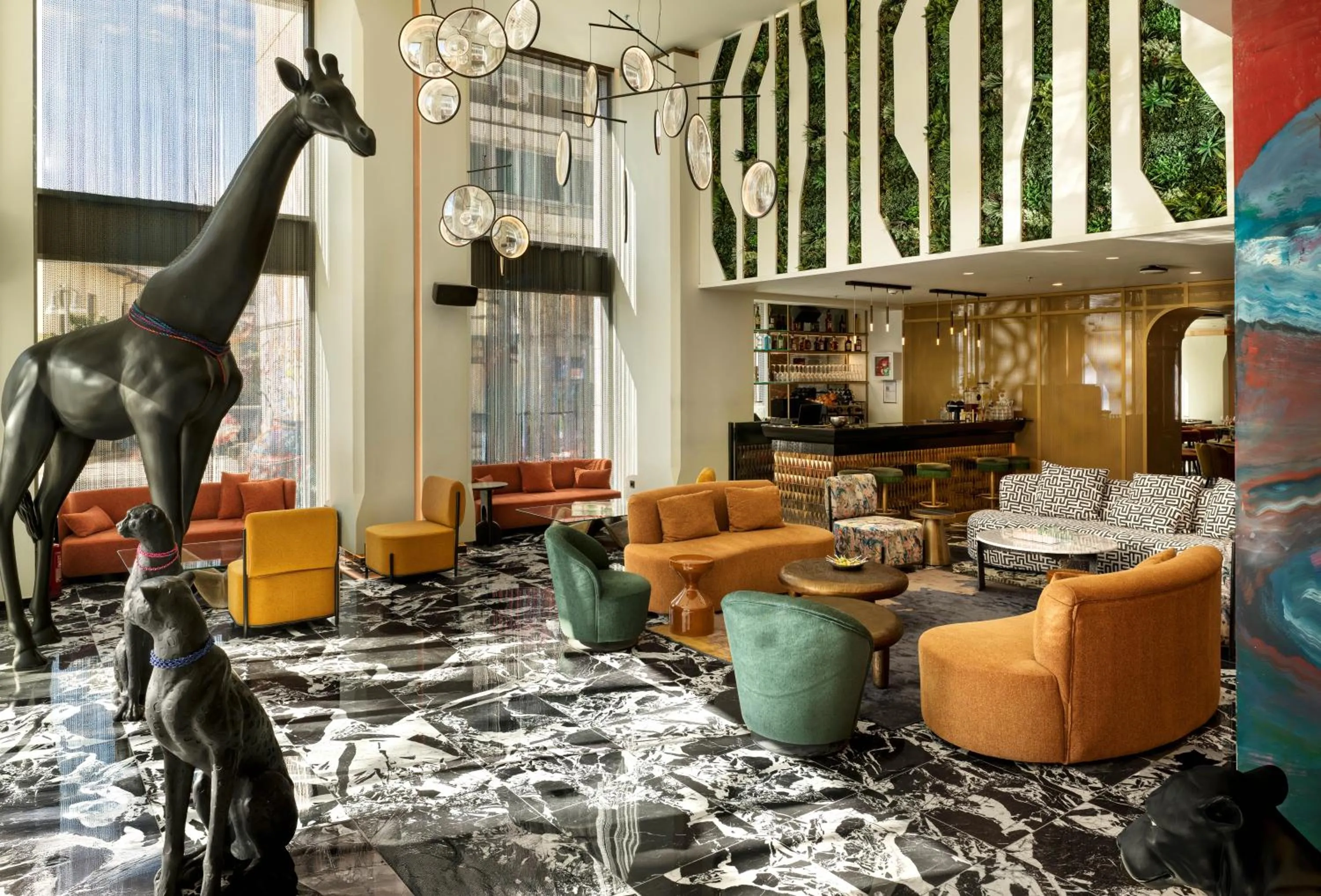 Lobby or reception in NYX Hotel Thessaloniki