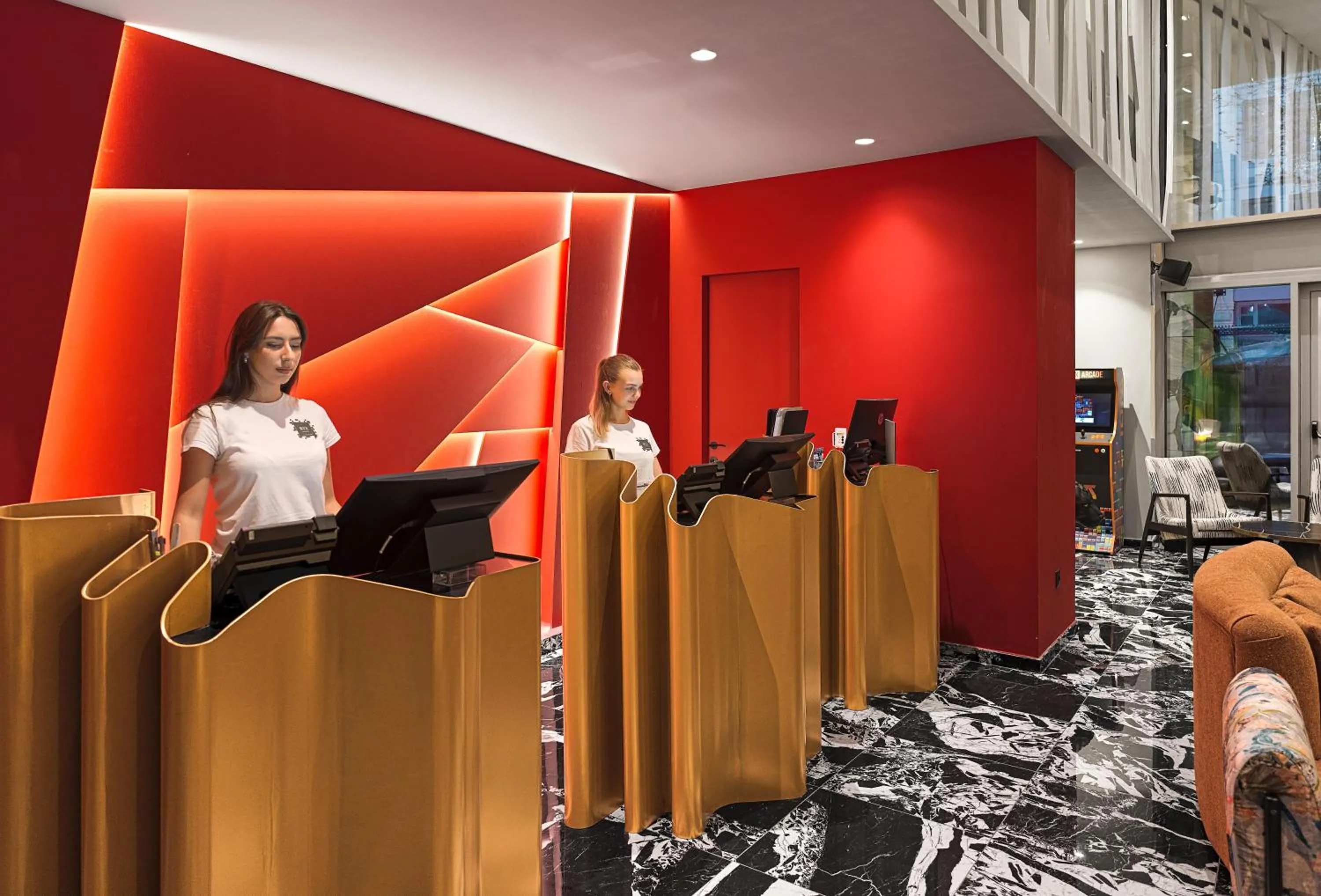 Lobby or reception in NYX Hotel Thessaloniki