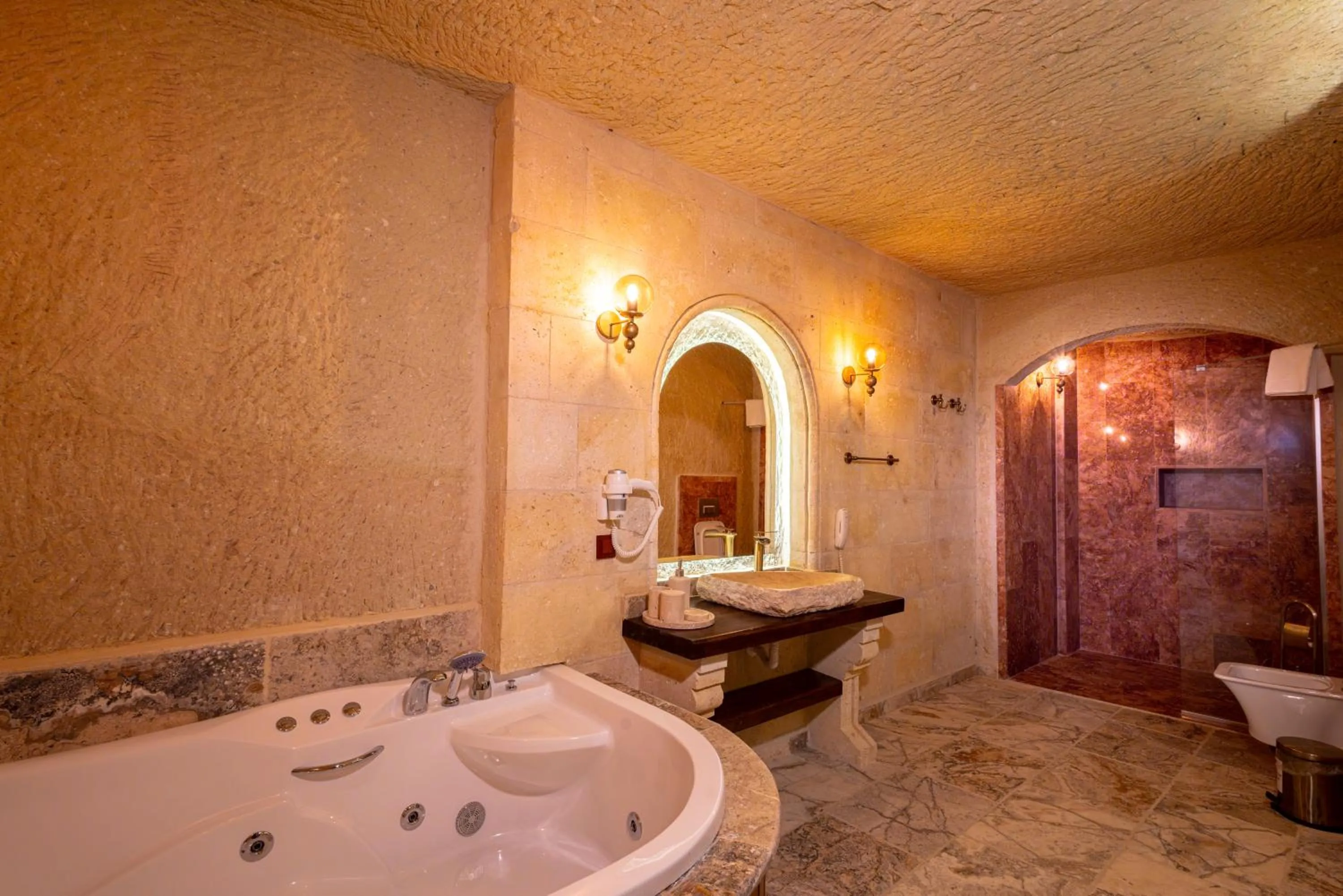 Toilet in Lagoon Cave Suites