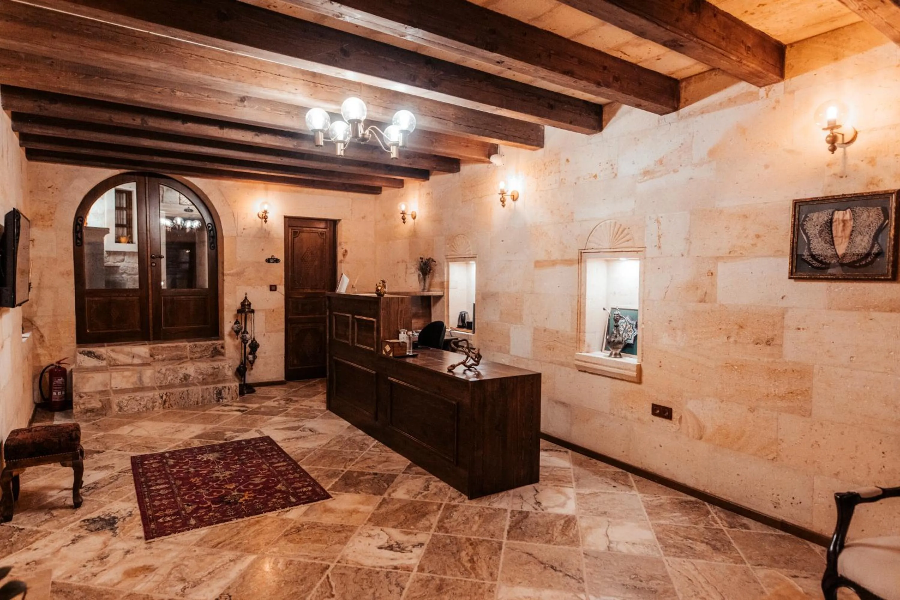 Lobby or reception in Lagoon Cave Suites