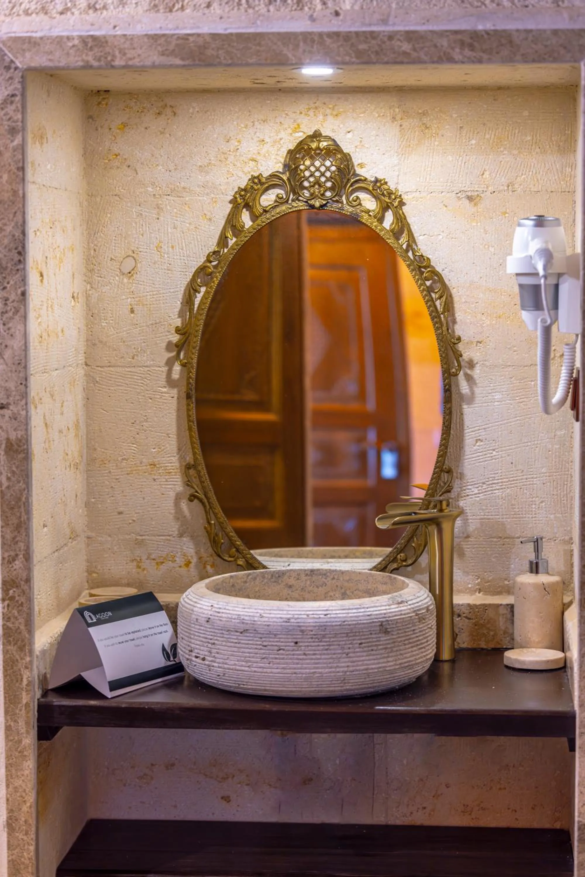 Bathroom in Lagoon Cave Suites